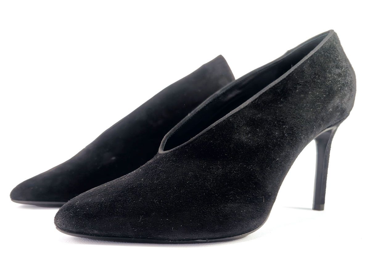 Lanvin Black Suede Low Cut Pumps Womens EU 40 UK 6.5