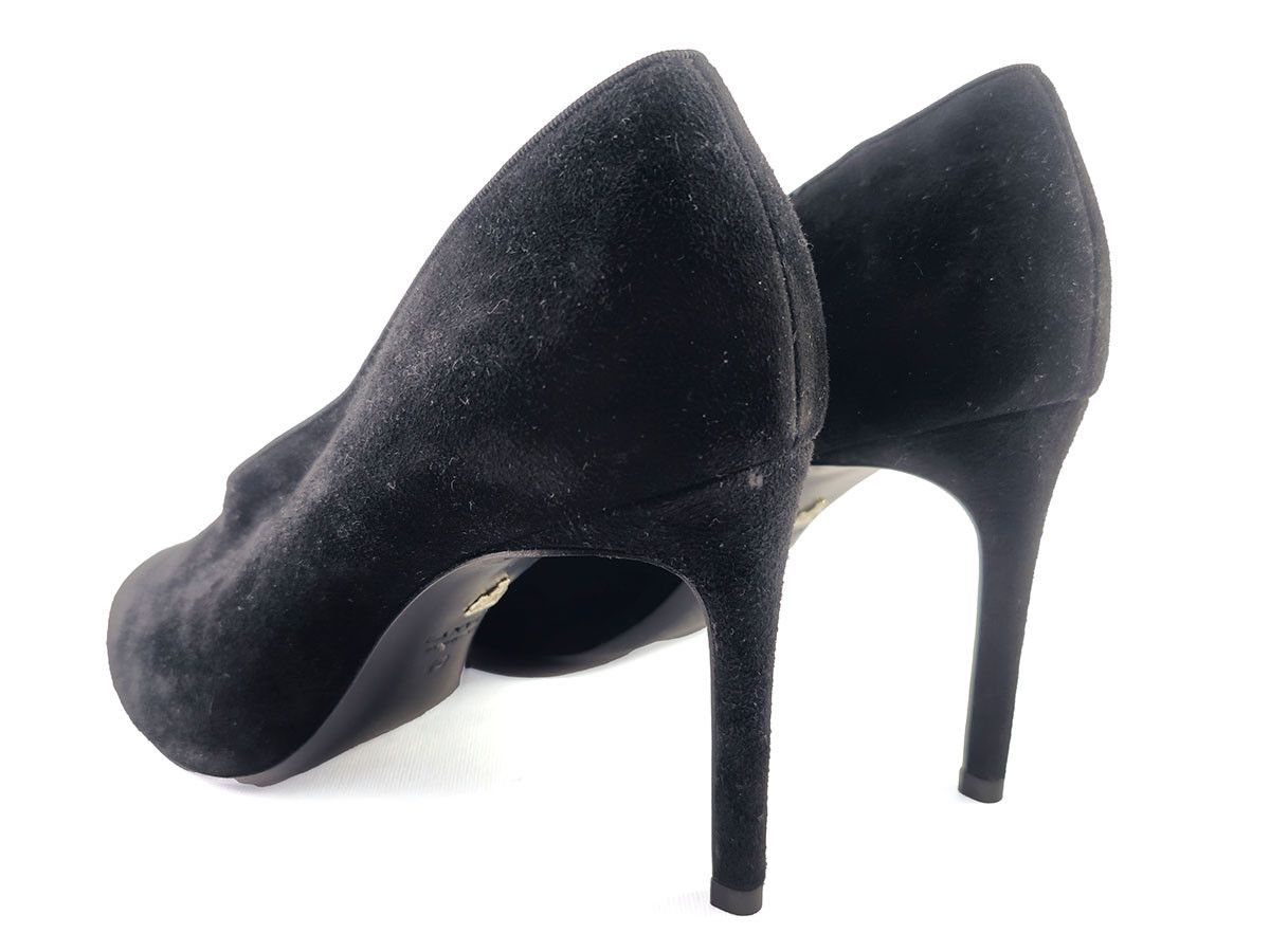Lanvin Black Suede Low Cut Pumps Womens EU 40 UK 6.5
