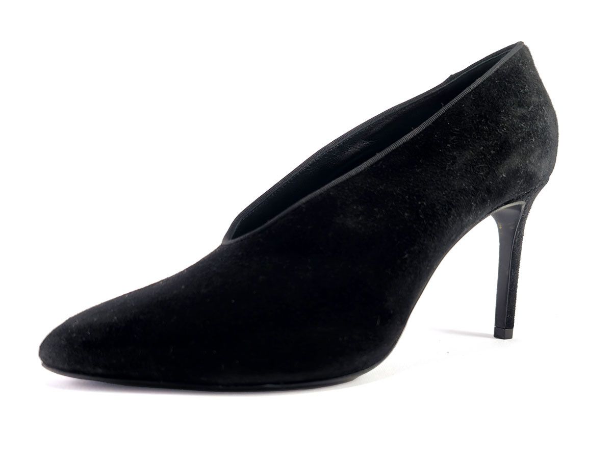 Lanvin Black Suede Low Cut Pumps Womens EU 40 UK 6.5
