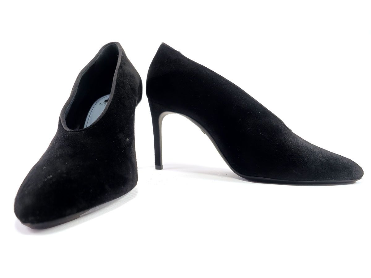 Lanvin Black Suede Low Cut Pumps Womens EU 40 UK 6.5
