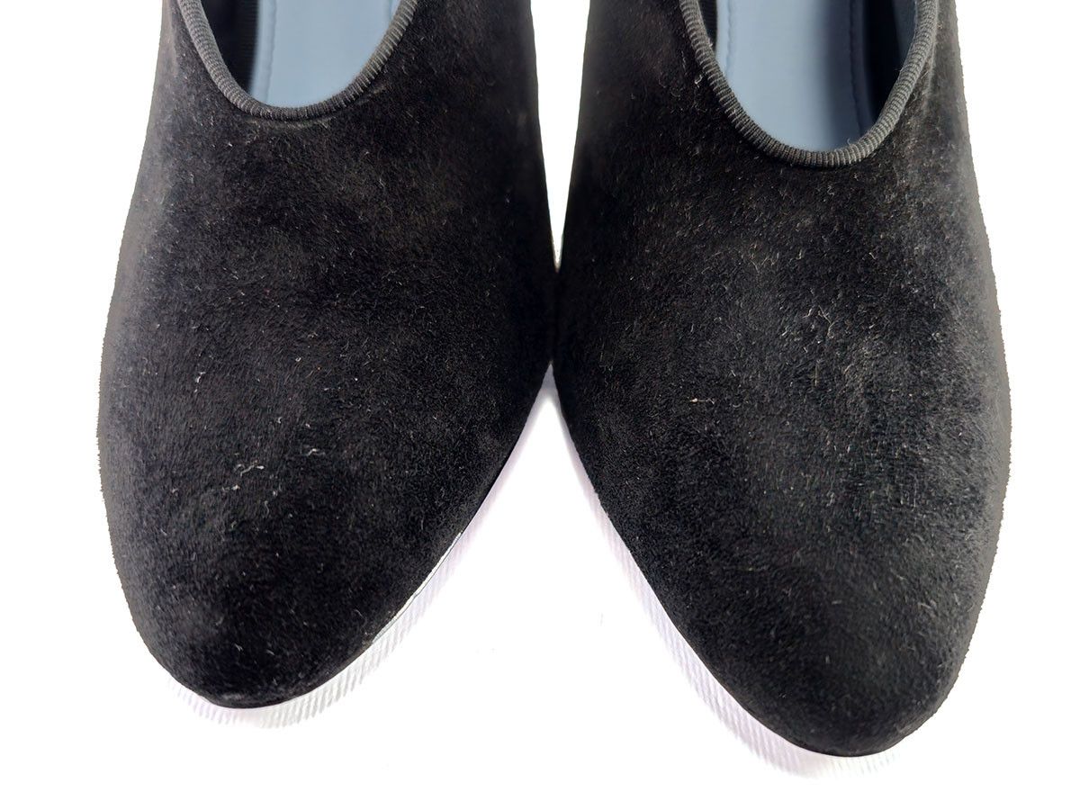 Lanvin Black Suede Low Cut Pumps Womens EU 40 UK 6.5