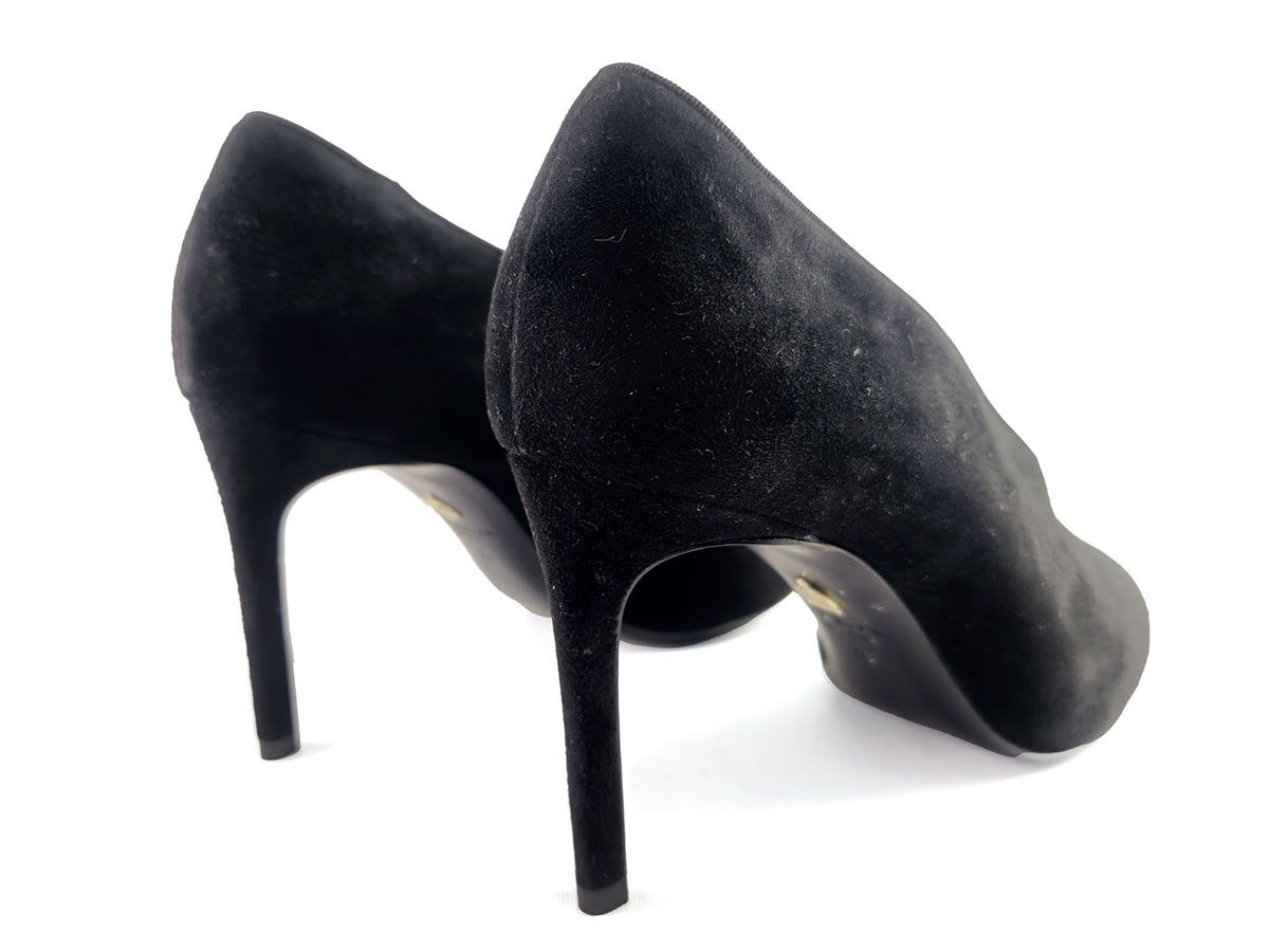 Lanvin Black Suede Low Cut Pumps Womens EU 40 UK 6.5