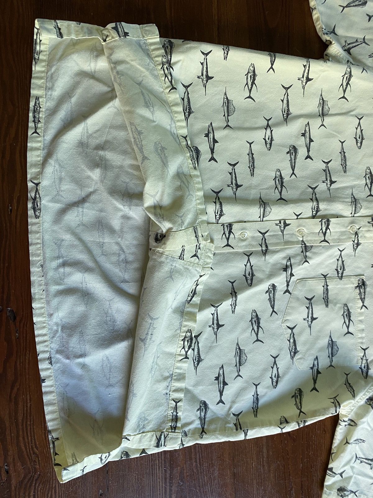 Vintage Vintage 80’s AFTCO Fish All Over Button Up Size US L / EU 52-54 / 3 - 4 Thumbnail