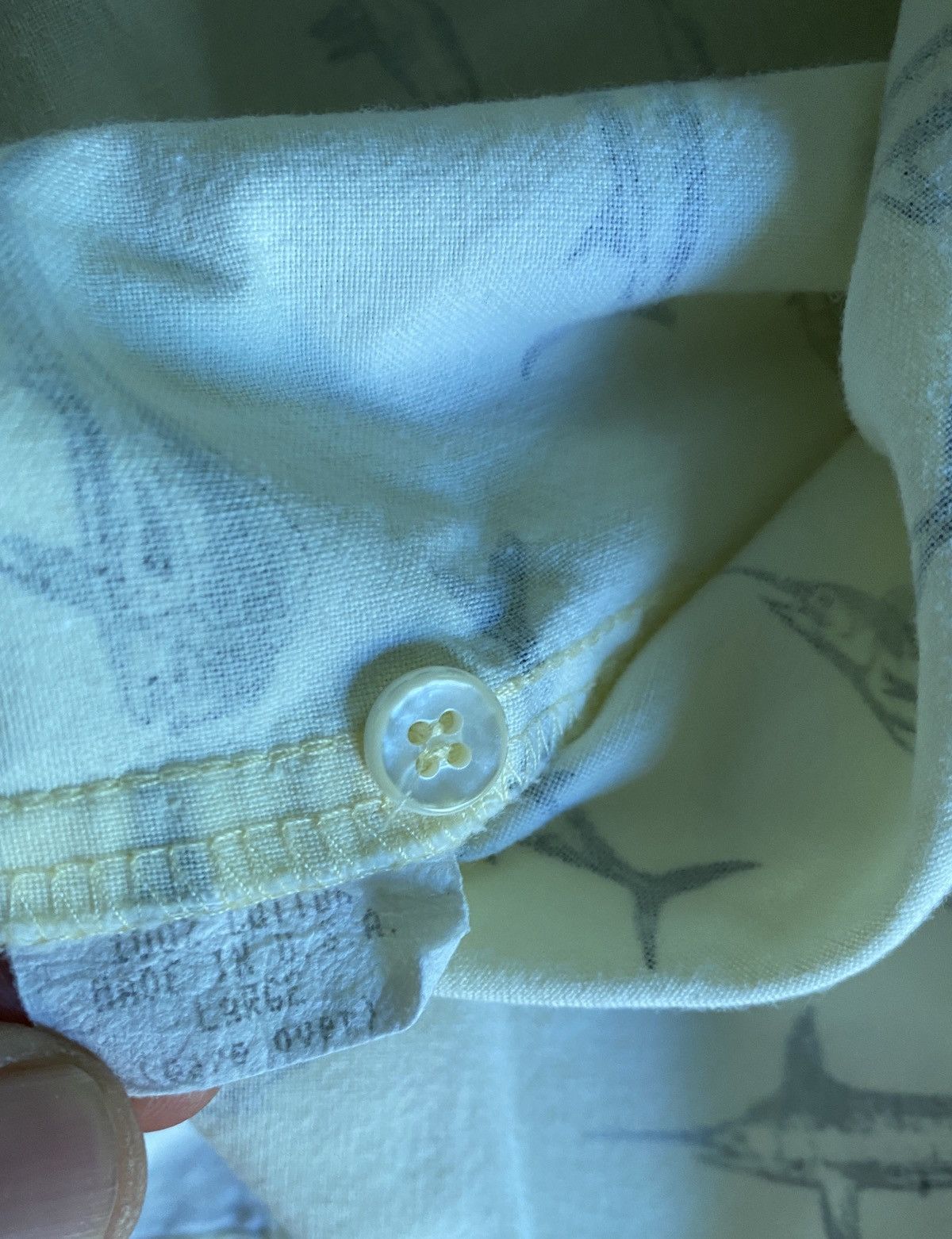 Vintage Vintage 80’s AFTCO Fish All Over Button Up Size US L / EU 52-54 / 3 - 9 Thumbnail