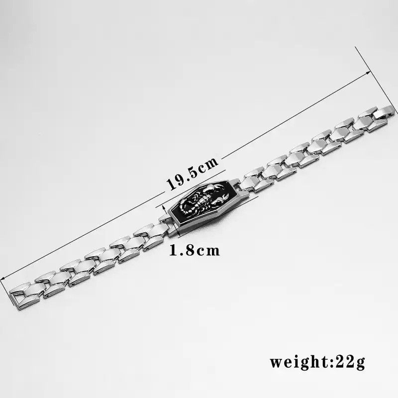 Jewelry Scorpion Charms Men Bracelets Size ONE SIZE - 2 Thumbnail