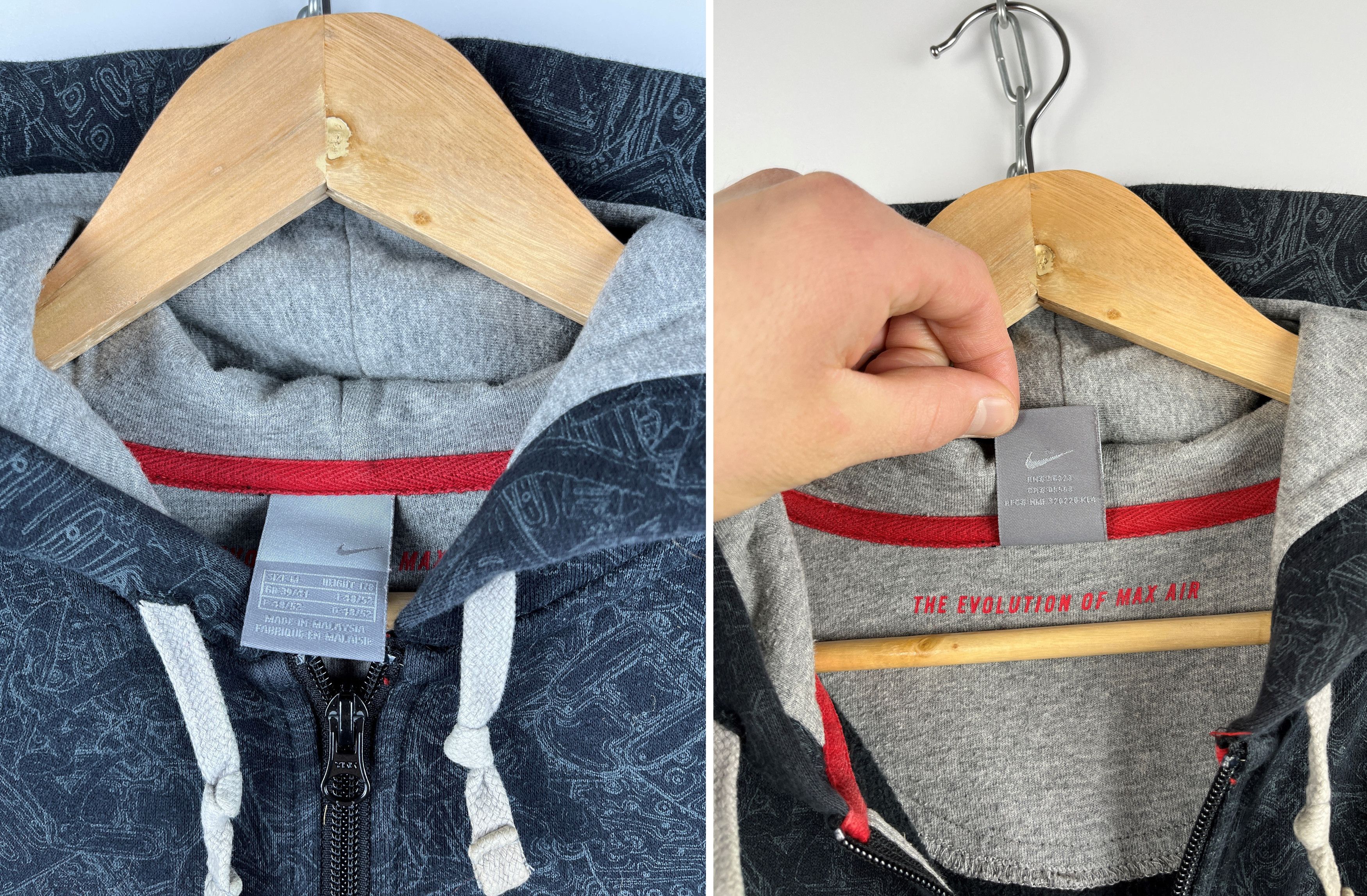 Nike Nike The Evolution of Air Max Vintage Full Zip Hoodie Y2K Size US M / EU 48-50 / 2 - 5 Thumbnail