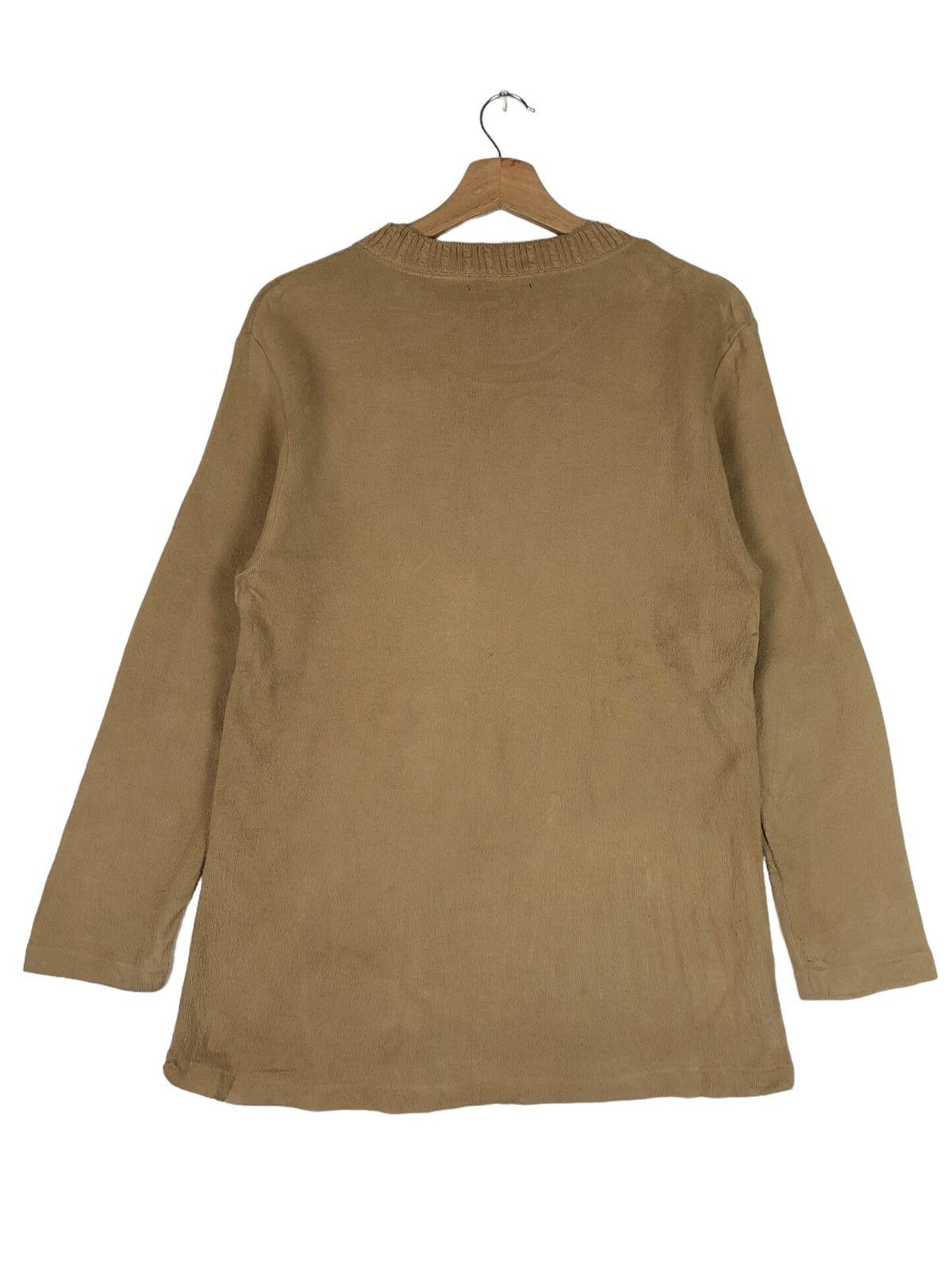 Valentino Vintage Rudolph Valentino Knitted Neck Sweatshirt Size L / US 10 / IT 46 - 6 Thumbnail