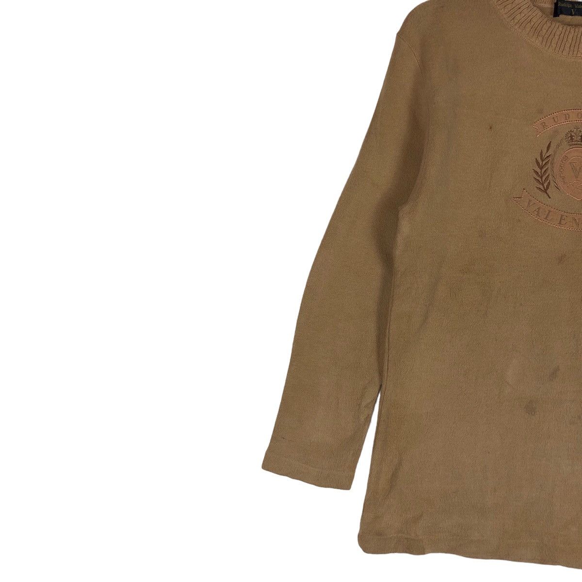 Valentino Vintage Rudolph Valentino Knitted Neck Sweatshirt Size L / US 10 / IT 46 - 3 Thumbnail