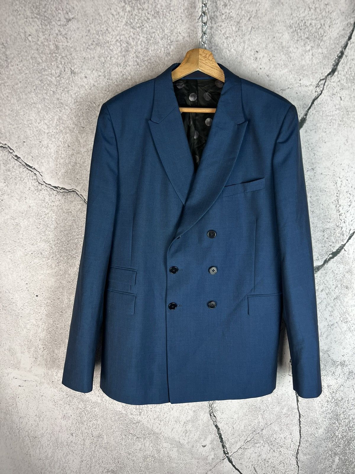 Paul Smith Double Breasted Blazer wool and mohair Size 42R - 1 Thumbnail
