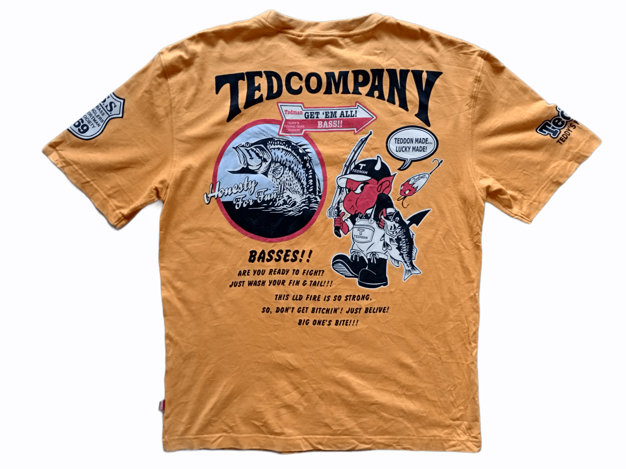 Japanese Brand TEDDON TEDDY'S FISHING GEAR T-SHIRT Size US L / EU 52-54 / 3 - 1 Thumbnail