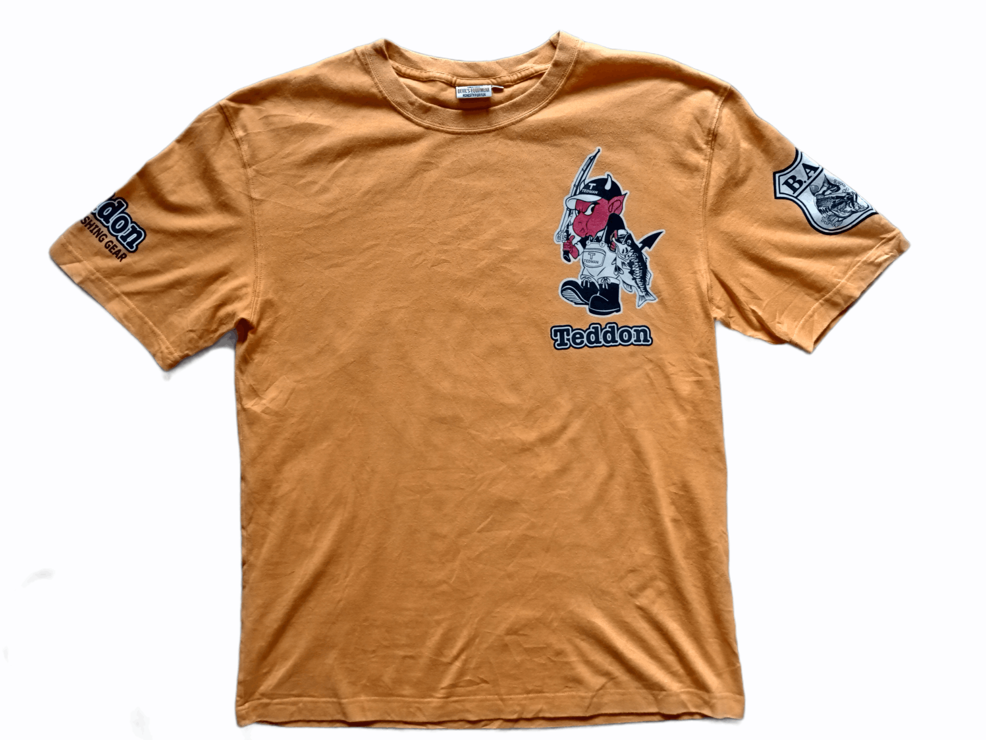 Japanese Brand TEDDON TEDDY'S FISHING GEAR T-SHIRT Size US L / EU 52-54 / 3 - 3 Thumbnail