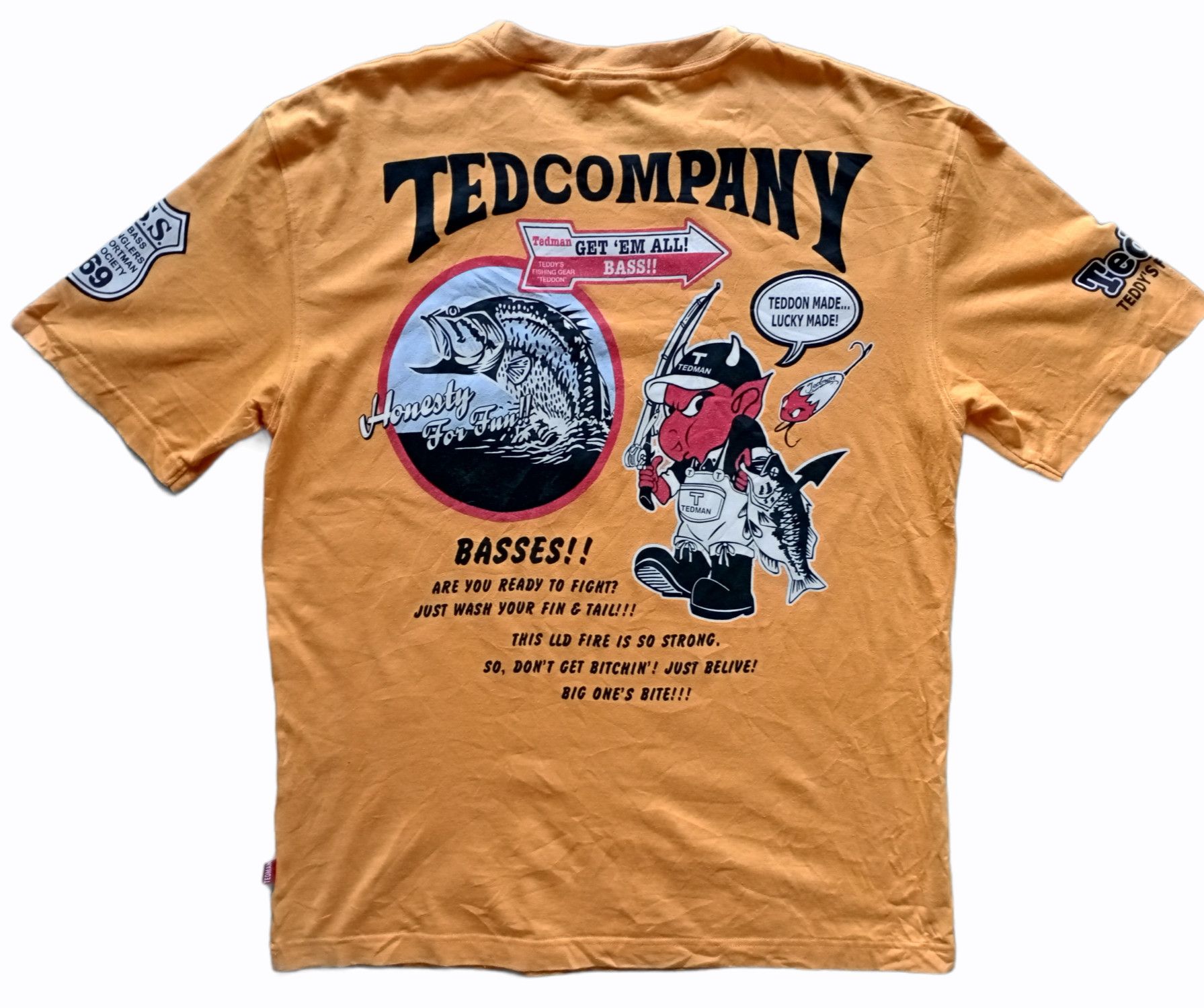 Japanese Brand TEDDON TEDDY'S FISHING GEAR T-SHIRT Size US L / EU 52-54 / 3 - 2 Thumbnail