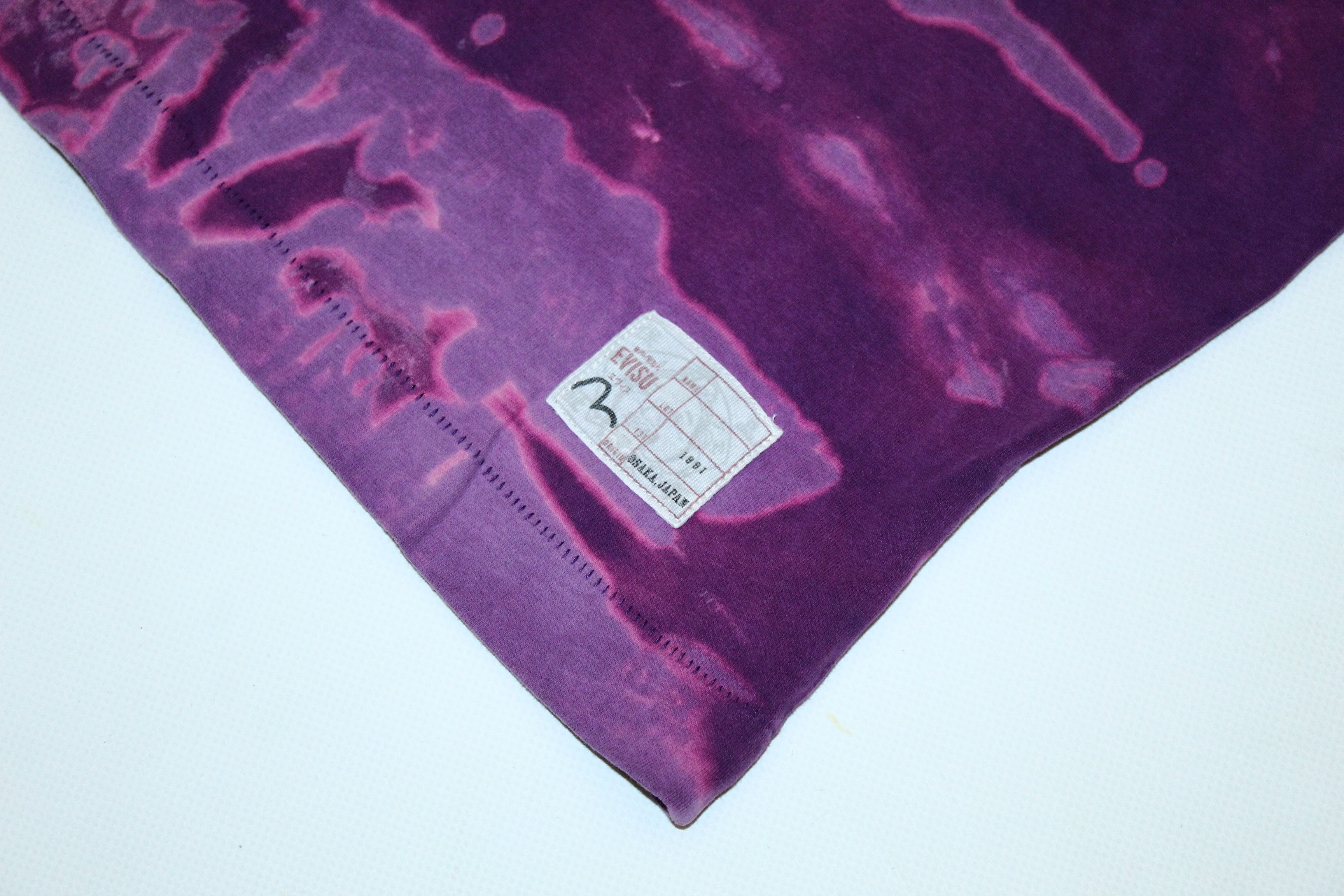 Vintage Vintage Evisu Denim Maniacs Fabric Dyed T-shirt Size US L / EU 52-54 / 3 - 6 Preview