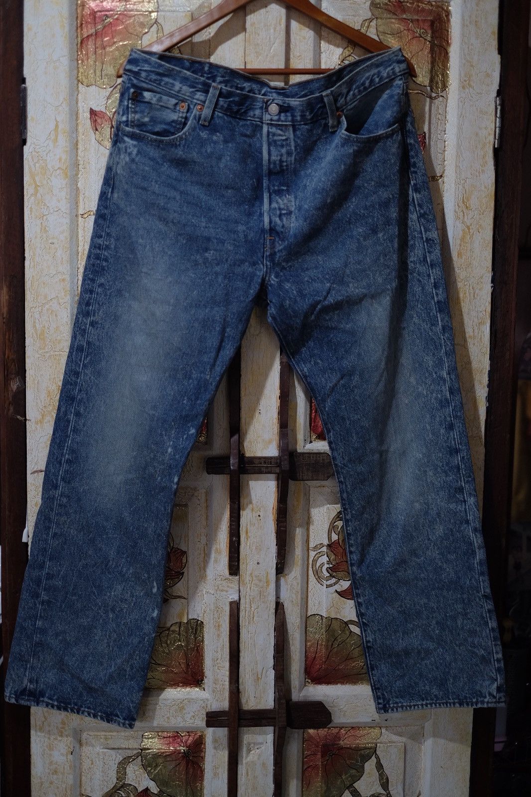 Levi's 501 Levis tie dye jeans size 36x30 Size US 36 / EU 52 - 1 Thumbnail