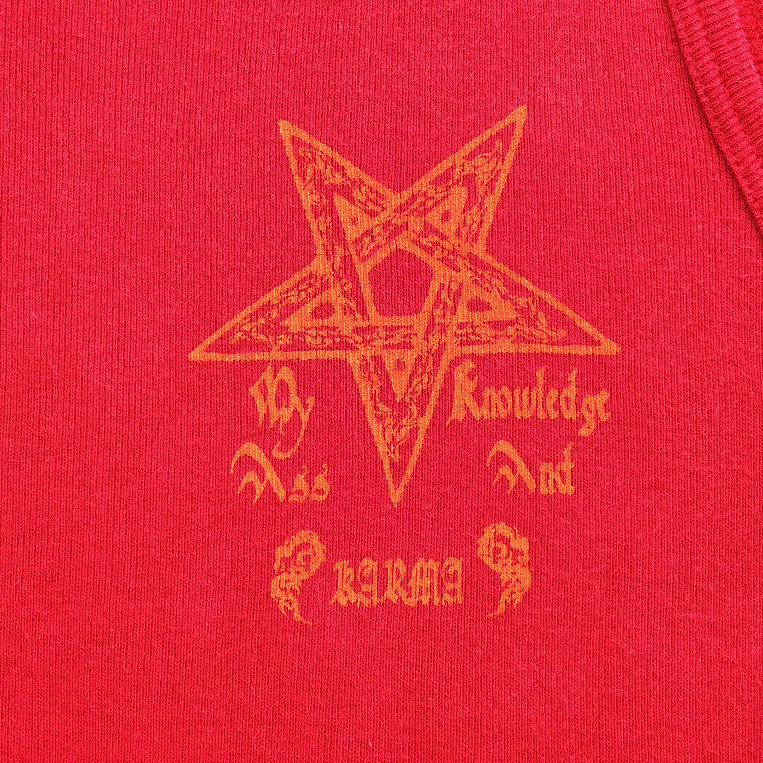 Hysteric Glamour Vintage y2k KARMA Japanese Brand Pentagram Fire Tanktops Size US L / EU 52-54 / 3 - 3 Thumbnail
