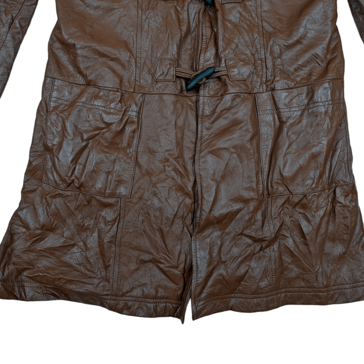 Japanese Brand BETTY BLUE Shinji Abe Cowhide Leather Jacket Trench Coat Size M / US 6-8 / IT 42-44 - 5 Thumbnail