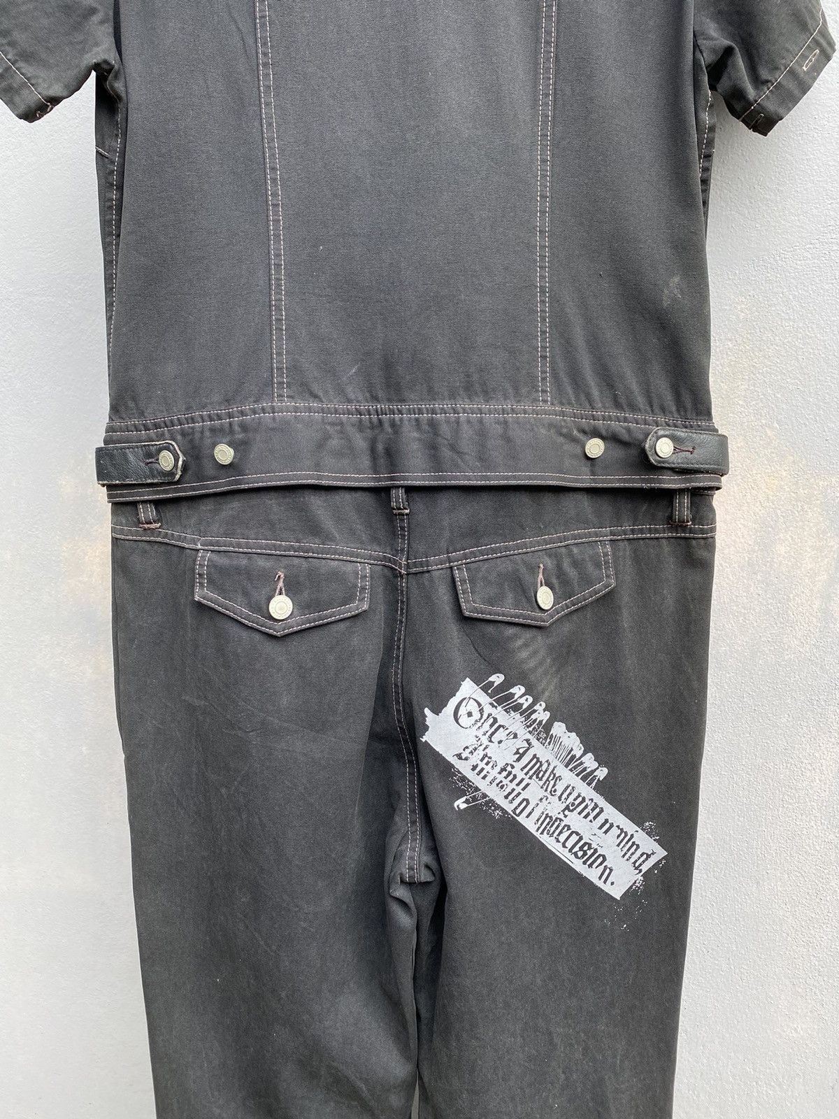 Seditionaries RARE💥Seditionaries ALGONQUINS Gothic/Punk Overall Jumpsuit Size US 36 / EU 52 - 11 Thumbnail