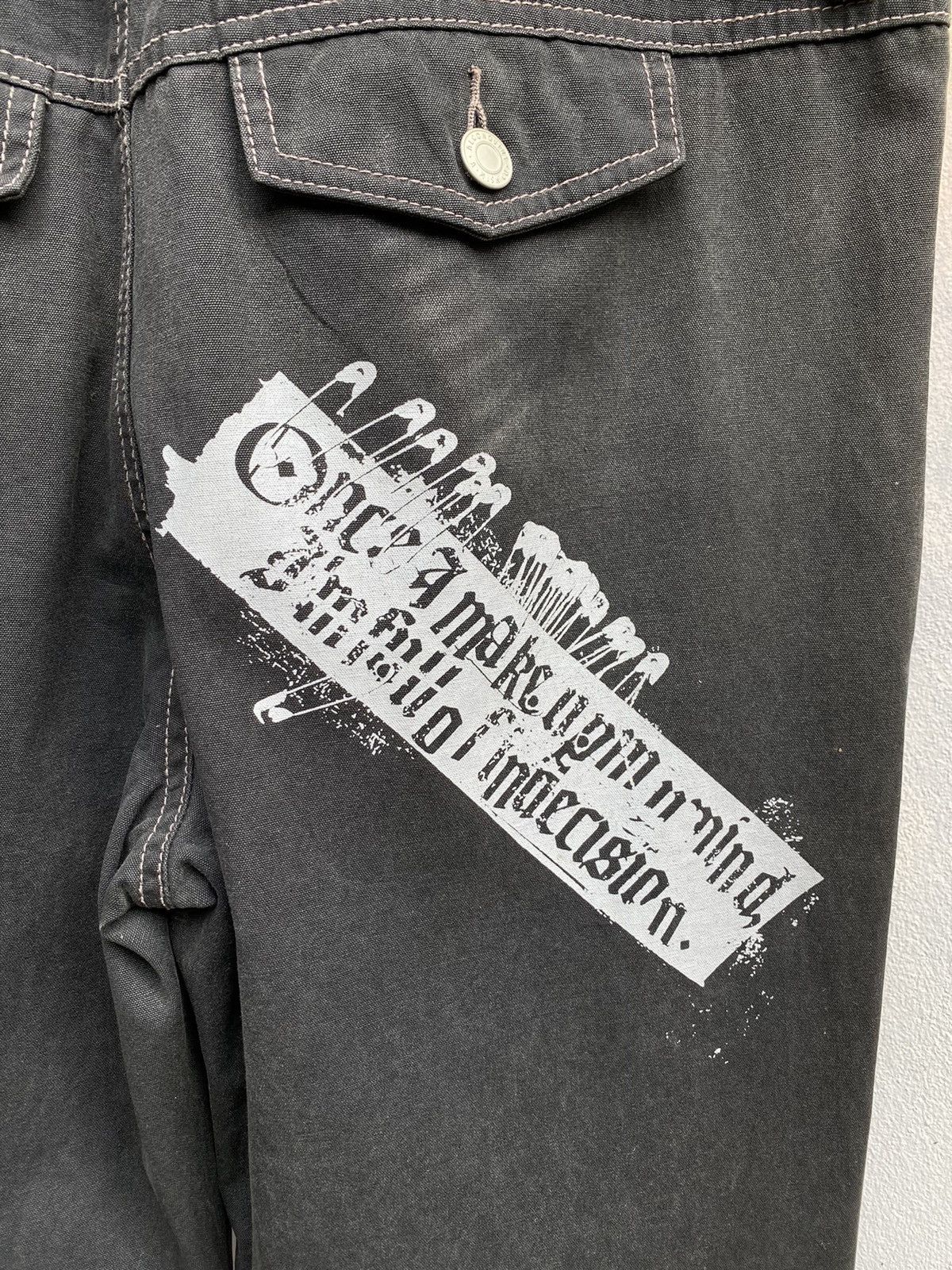 Seditionaries RARE💥Seditionaries ALGONQUINS Gothic/Punk Overall Jumpsuit Size US 36 / EU 52 - 12 Thumbnail