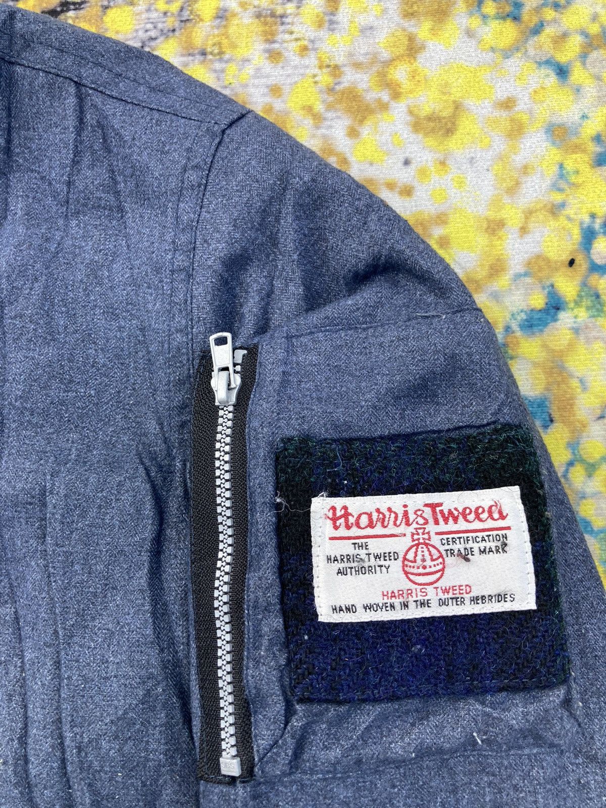 Harris Tweed ❌ HARRIS TWEED BOMBER JACKET Size US XS / EU 42 / 0 - 5 Thumbnail