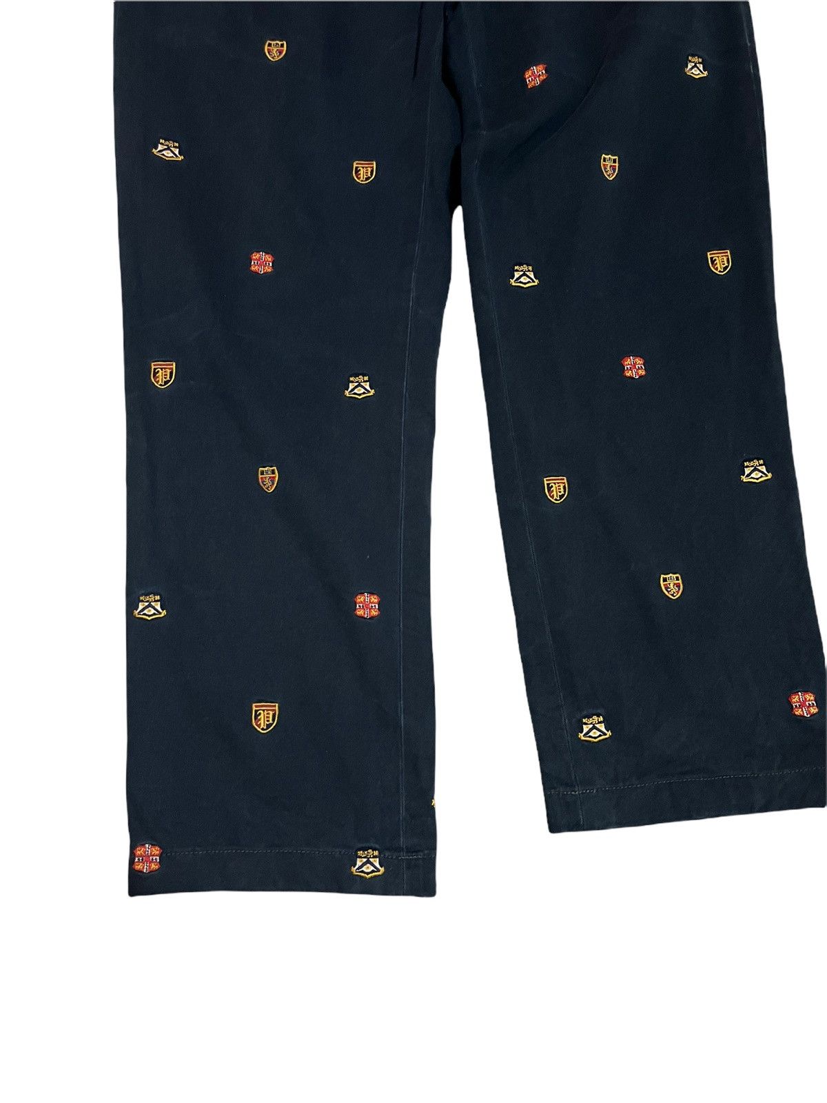 Designer × Polo Ralph Lauren Polo Ralph Lauren Embroidered Cotton Chino Patch Full Pants Size US 36 / EU 52 - 7 Thumbnail