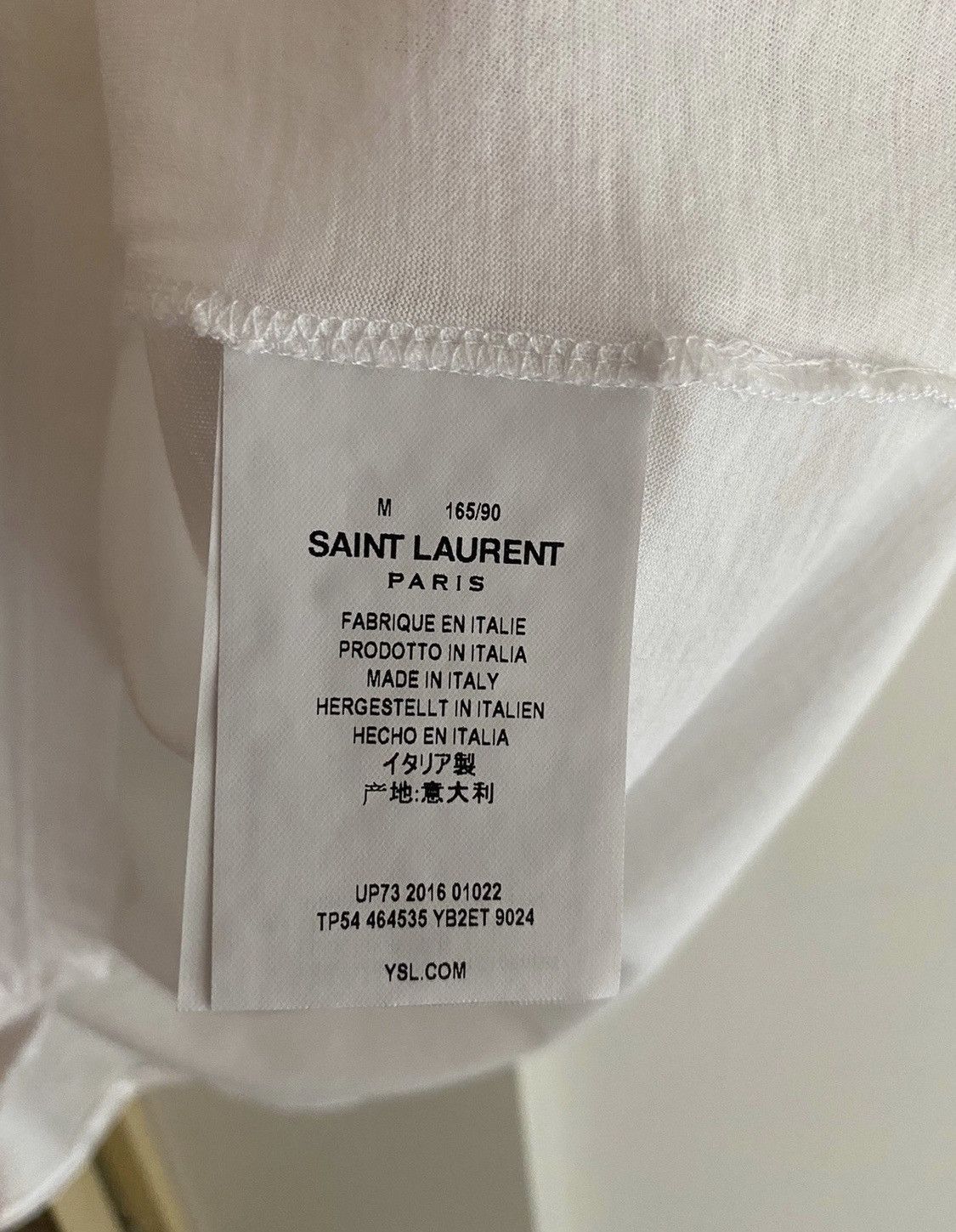 Hedi Slimane × Saint Laurent Paris × Yves Saint Laurent Classic Brand New Saint Laurent Universite T-shirt Size US M / EU 48-50 / 2 - 4 Thumbnail