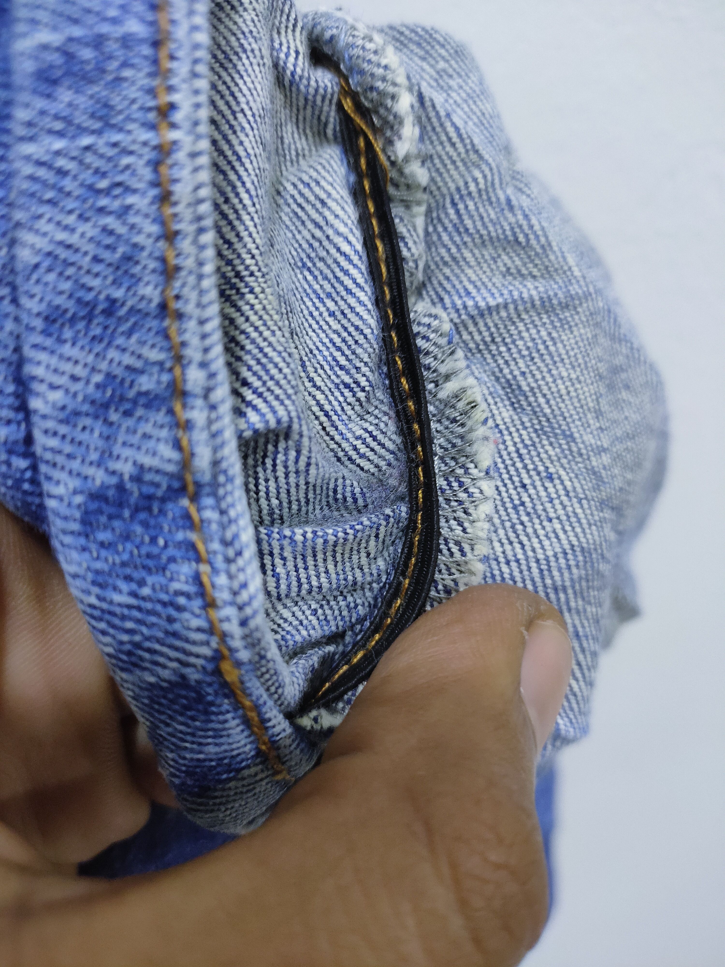 Seditionaries DOMINATE Handcraft Spring Leg Wrinkle Baggy Patchwork Jeans Size US 32 / EU 48 - 21 Thumbnail