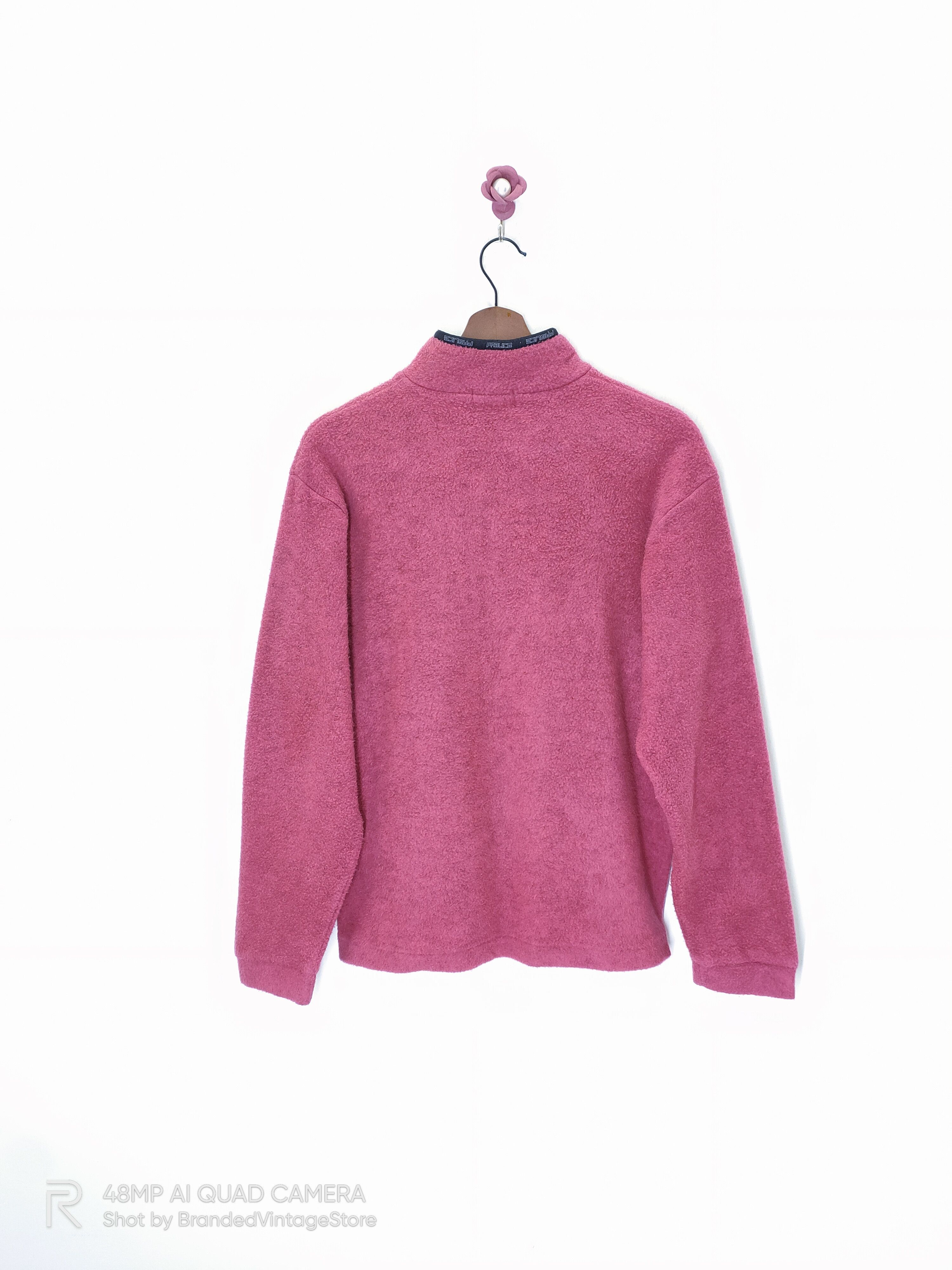 Japanese Brand Vintage FABLICE Mohair Wool Fleece Half Zipper Sweatshirt Size US M / EU 48-50 / 2 - 2 Thumbnail