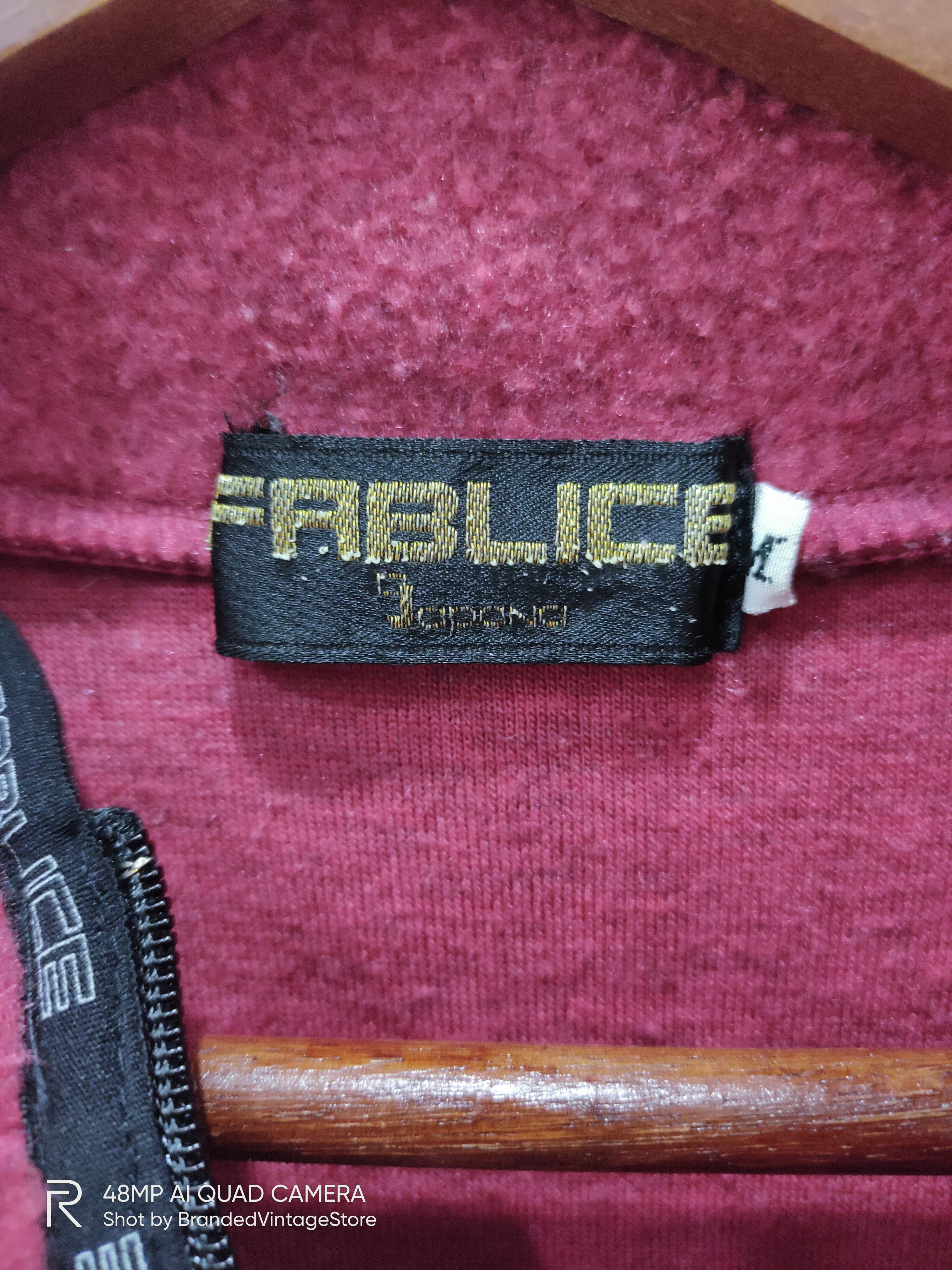 Japanese Brand Vintage FABLICE Mohair Wool Fleece Half Zipper Sweatshirt Size US M / EU 48-50 / 2 - 9 Thumbnail