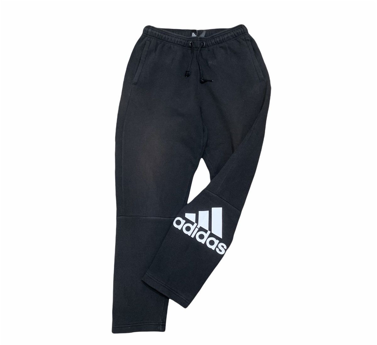 Adidas × Vintage ADIDAS BigLogo Pullover Drawstring Thick Cotton Jogger Pant Size US 30 / EU 46 - 1 Thumbnail