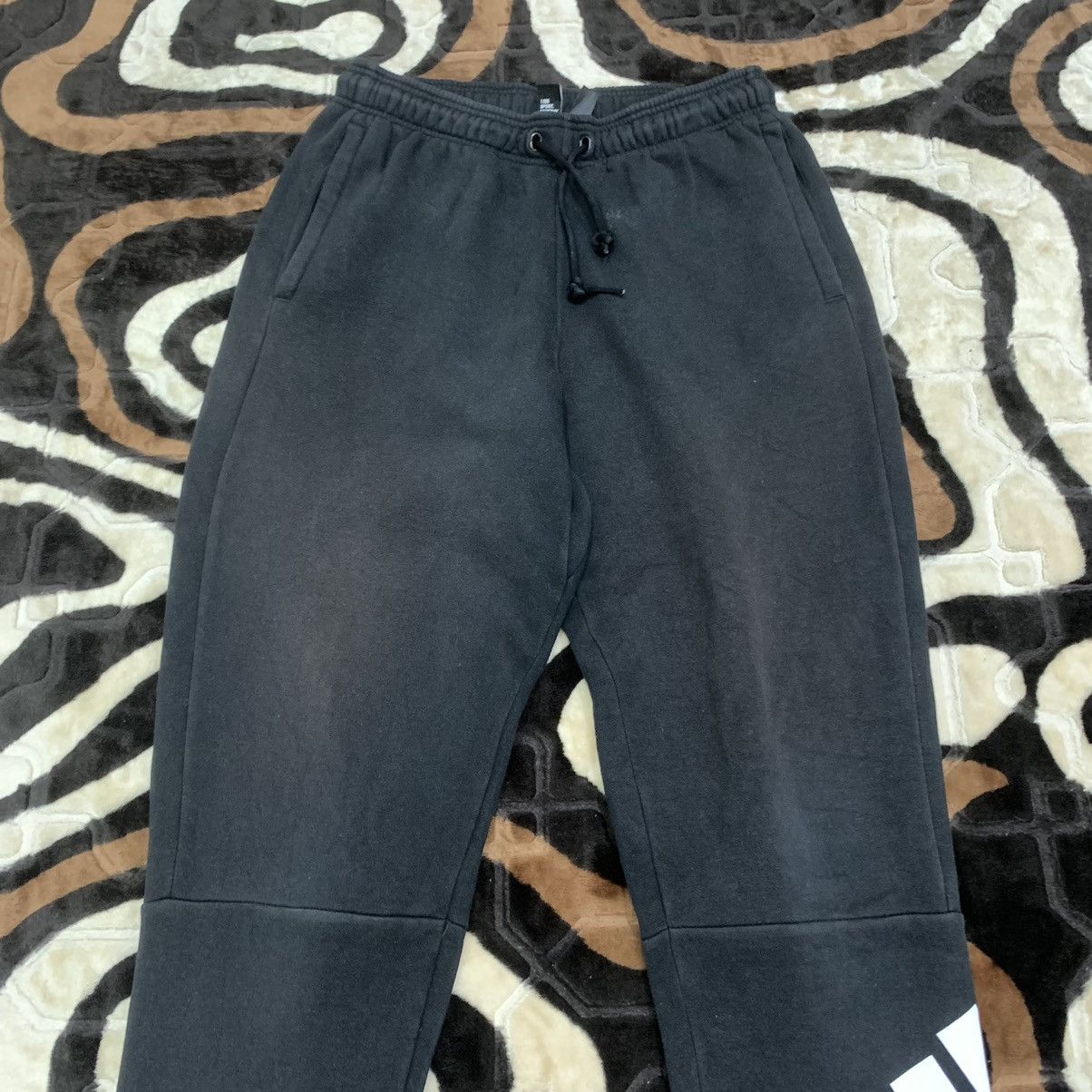 Adidas × Vintage ADIDAS BigLogo Pullover Drawstring Thick Cotton Jogger Pant Size US 30 / EU 46 - 4 Thumbnail
