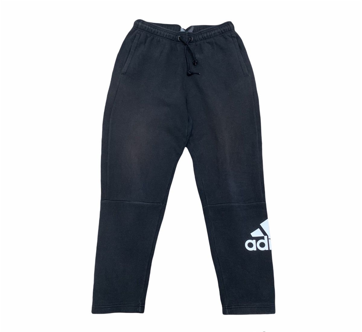 Adidas × Vintage ADIDAS BigLogo Pullover Drawstring Thick Cotton Jogger Pant Size US 30 / EU 46 - 2 Thumbnail