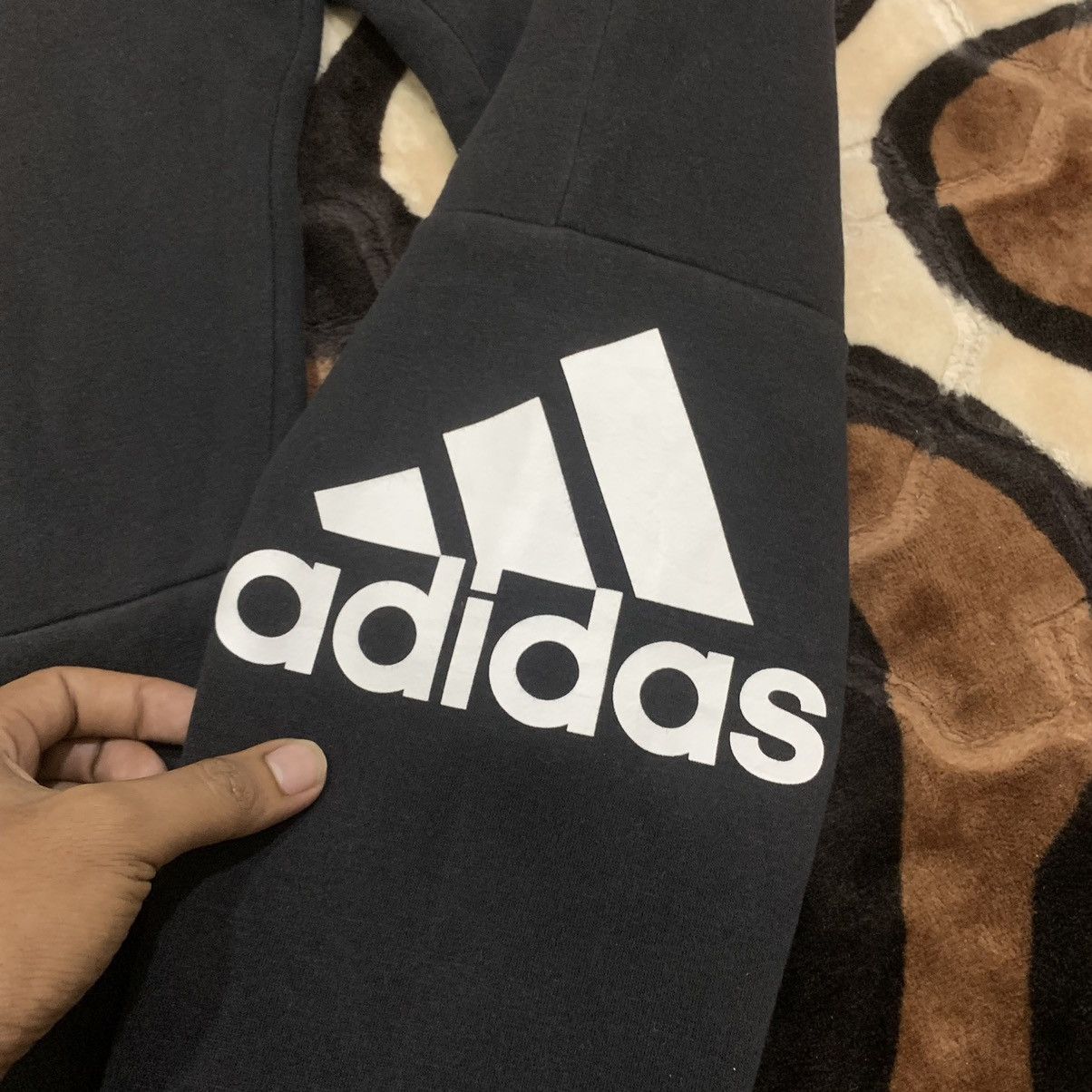 Adidas × Vintage ADIDAS BigLogo Pullover Drawstring Thick Cotton Jogger Pant Size US 30 / EU 46 - 6 Thumbnail