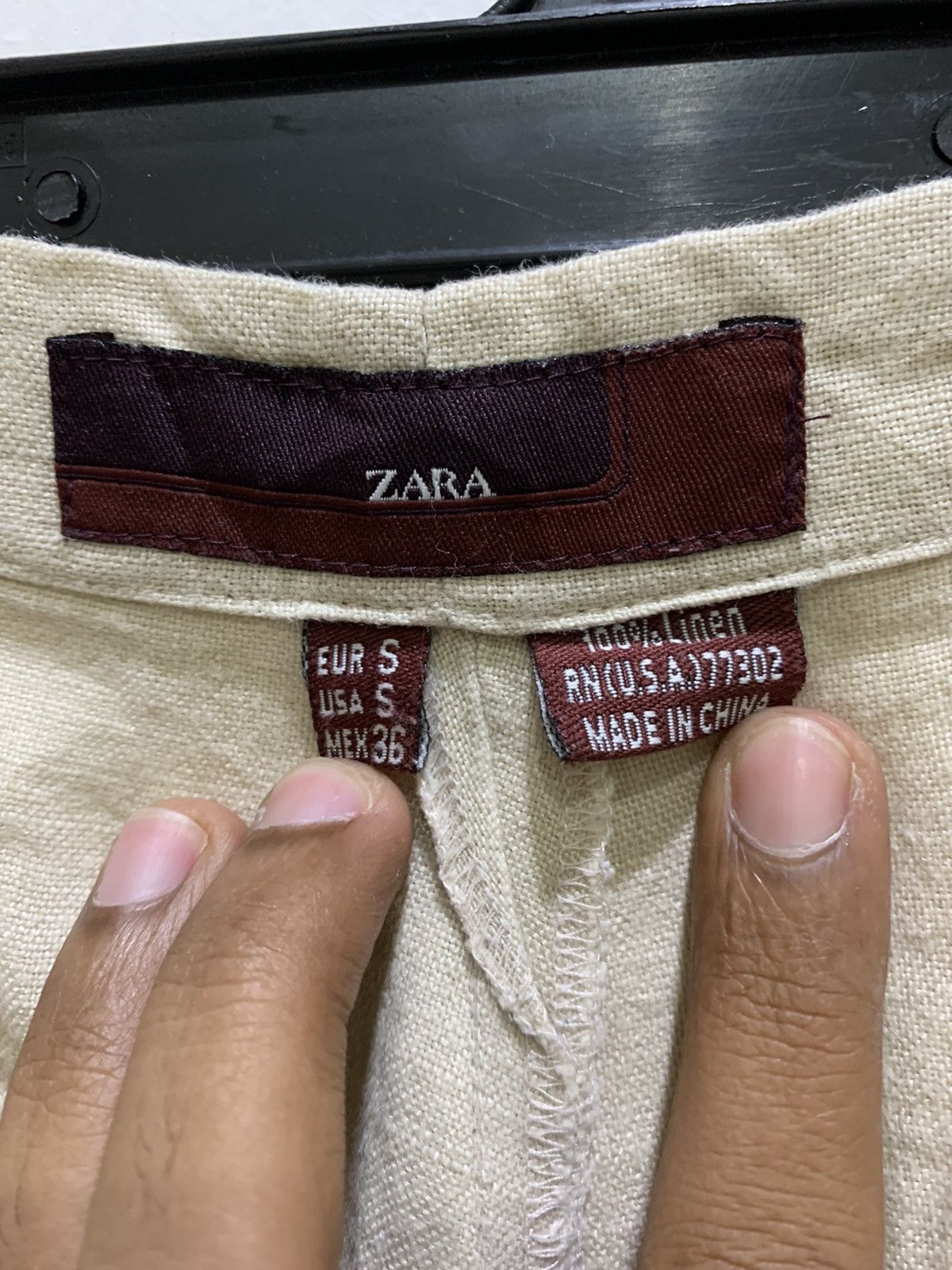 Japanese Brand × Zara ZARA Linen Side Embroidery Handcraft Flared Sleepwear Pant Size 34" / US 12 / IT 48 - 18 Thumbnail