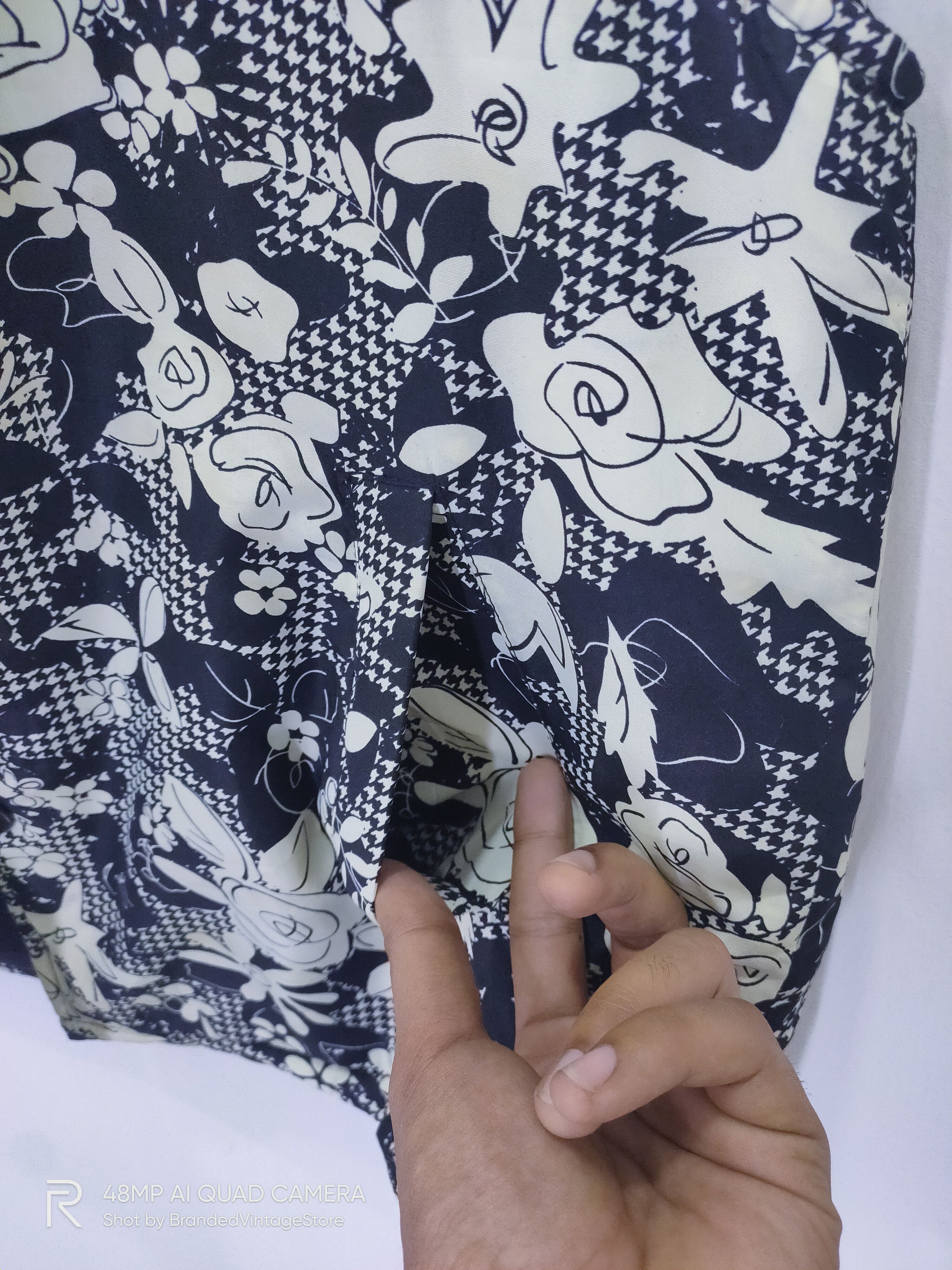 Other CORROSE Fullprint Floral Rose Art Pocket Bomber Jacket Vest Size M / US 6-8 / IT 42-44 - 7 Thumbnail