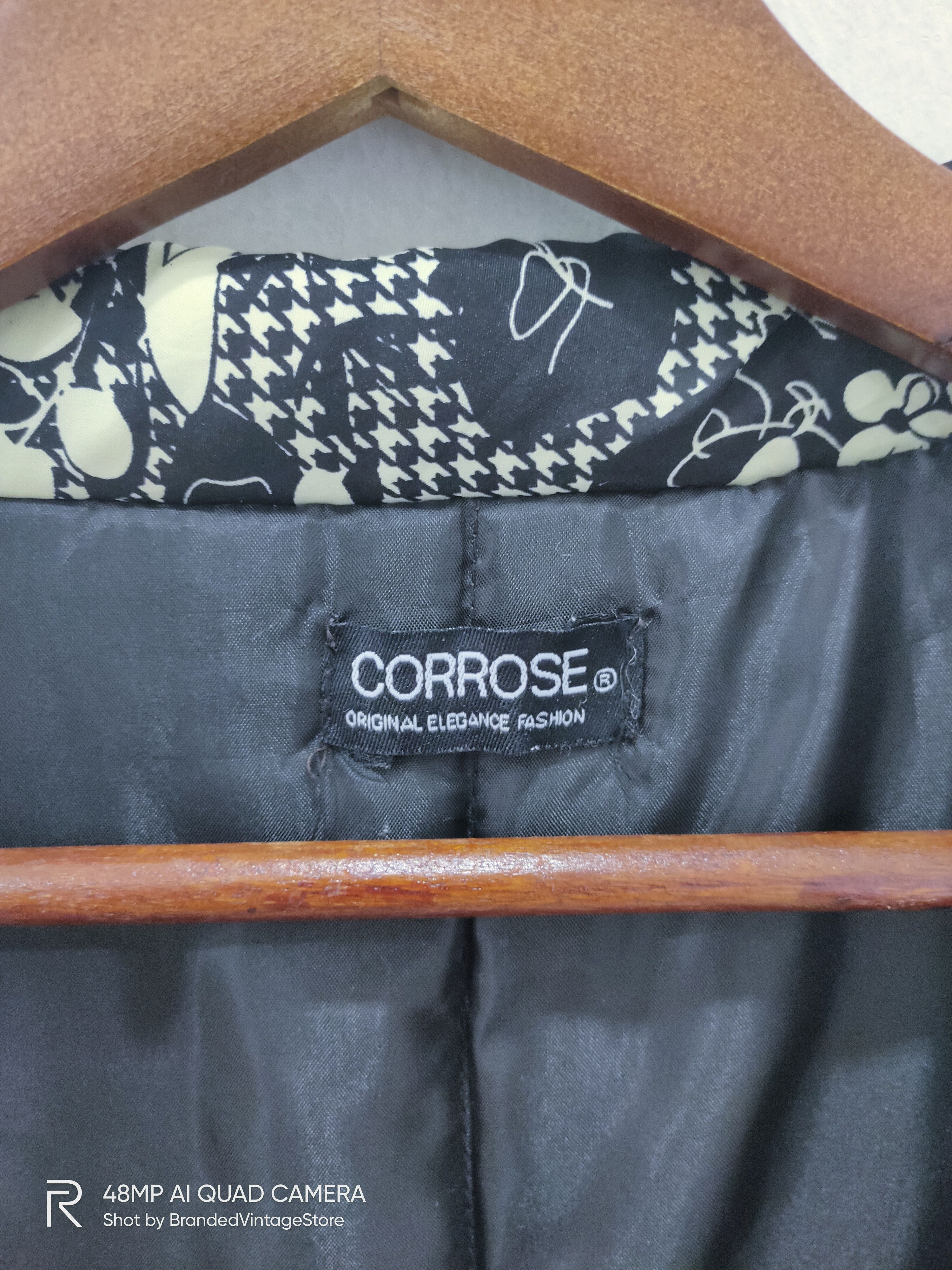 Other CORROSE Fullprint Floral Rose Art Pocket Bomber Jacket Vest Size M / US 6-8 / IT 42-44 - 11 Thumbnail
