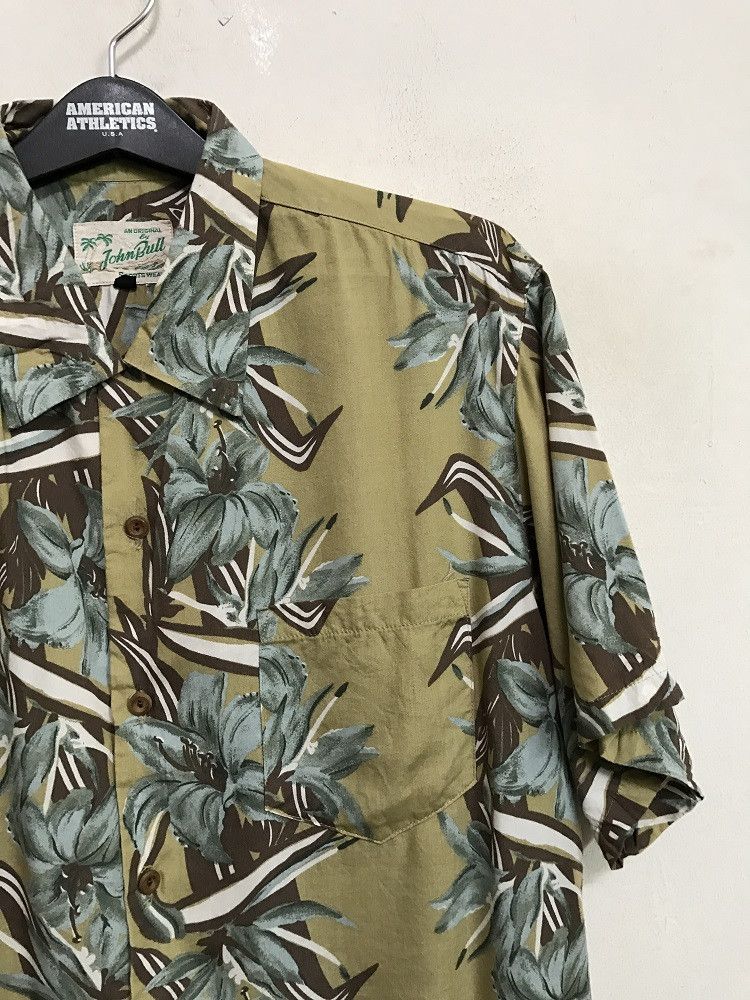 Johnbull Vintage JOHNBULL Flowers Panel Print Rayon Hawaiian Shirt Size US L / EU 52-54 / 3 - 3 Thumbnail