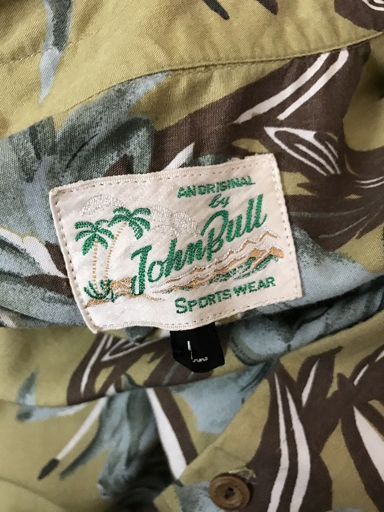 Johnbull Vintage JOHNBULL Flowers Panel Print Rayon Hawaiian Shirt Size US L / EU 52-54 / 3 - 12 Thumbnail