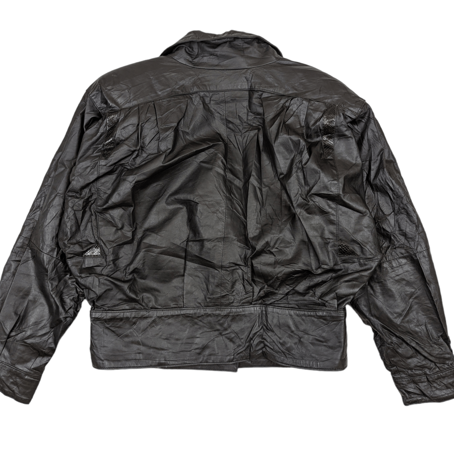 Leather Vintage 90's MADE IN URUGUAY Blazer Style Leather Jacket Size XL / US 12-14 / IT 48-50 - 7 Thumbnail