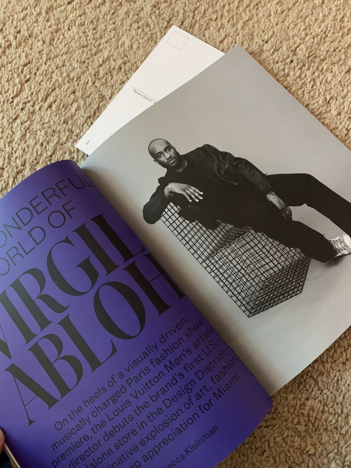 Virgil Abloh Virgil Abloh magazine design Miami 2020 art Basel Size ONE SIZE - 9 Thumbnail