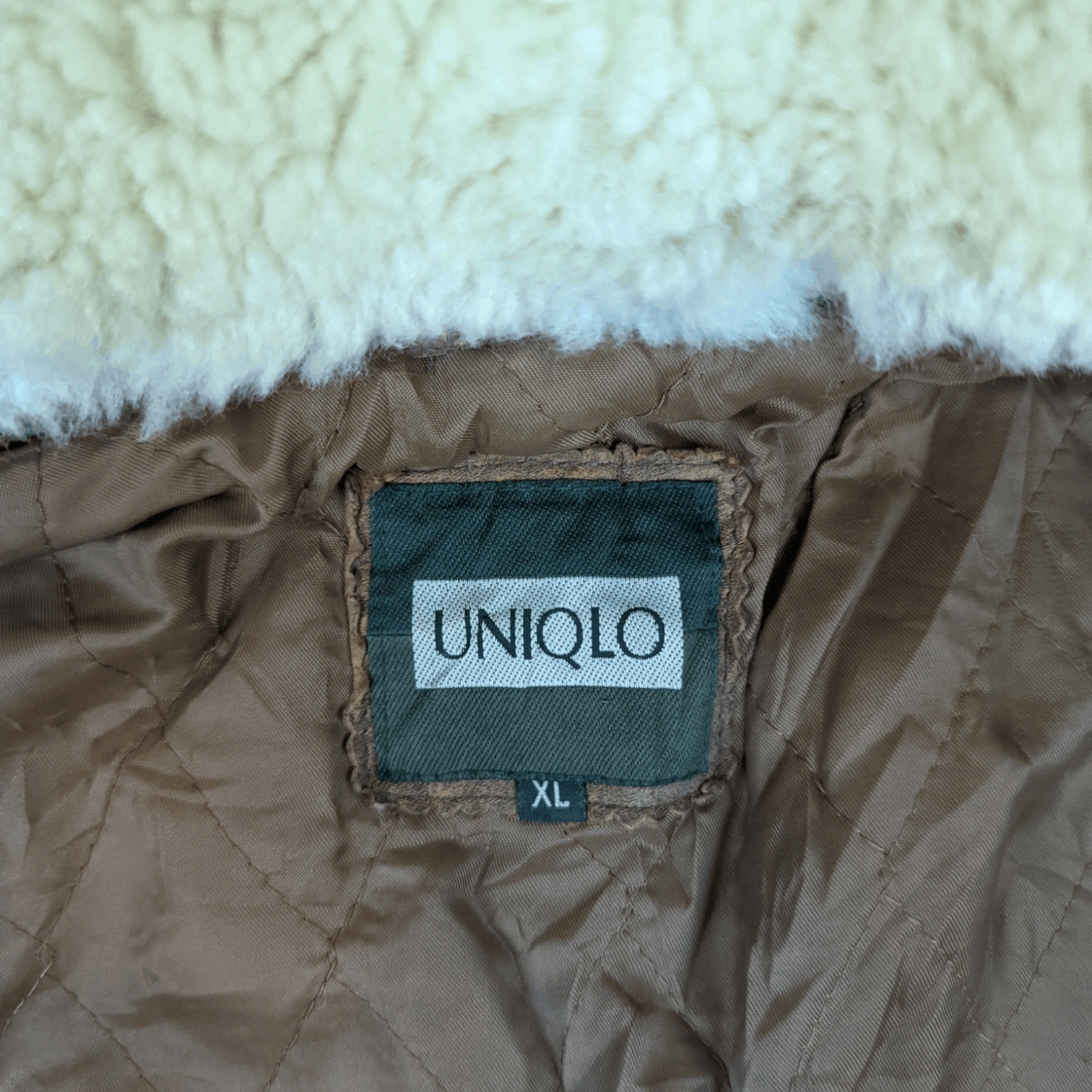 Uniqlo Vintage UNIQLO Sheepskin Sherpa Leather Jacket Size US XL / EU 56 / 4 - 12 Thumbnail