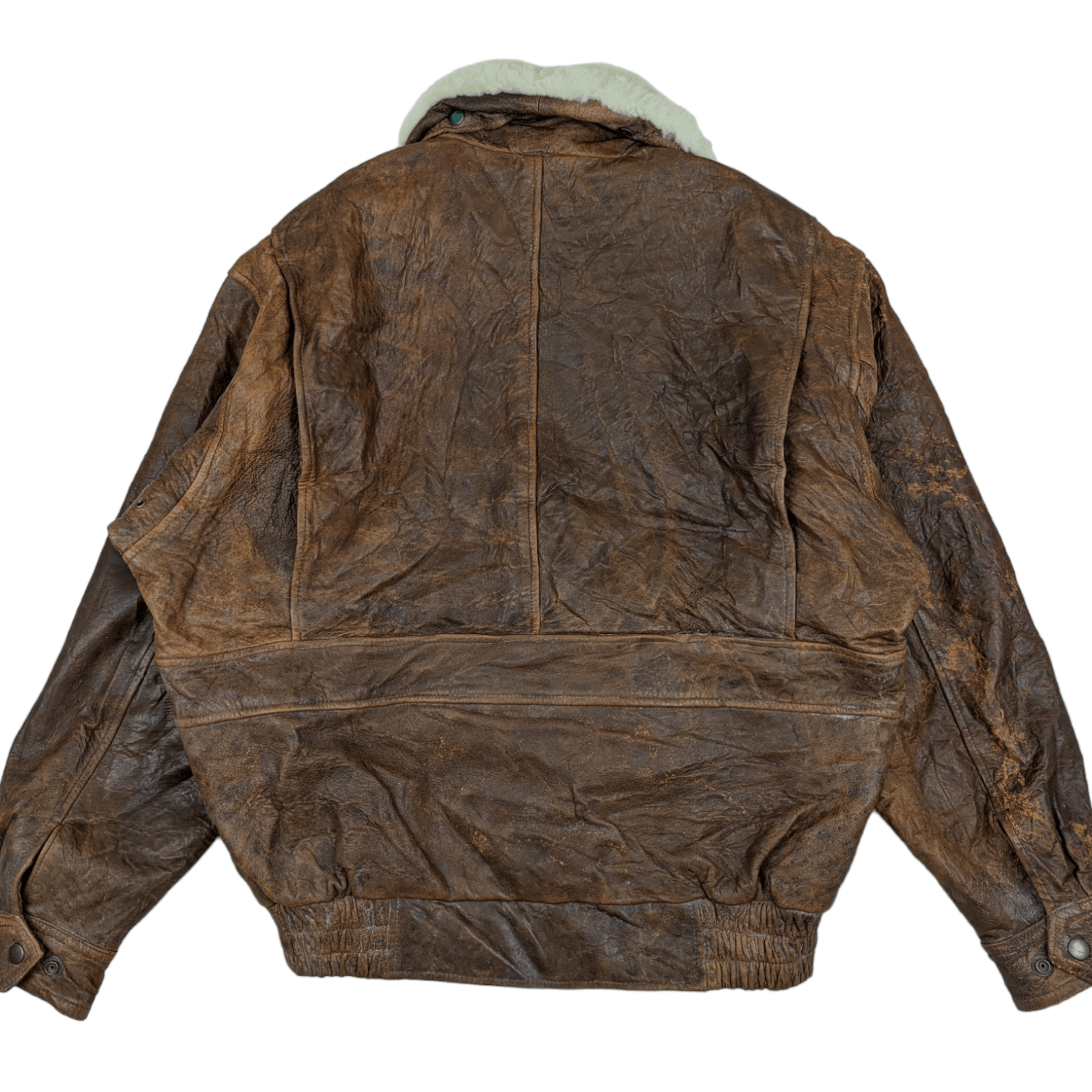 Uniqlo Vintage UNIQLO Sheepskin Sherpa Leather Jacket Size US XL / EU 56 / 4 - 6 Thumbnail