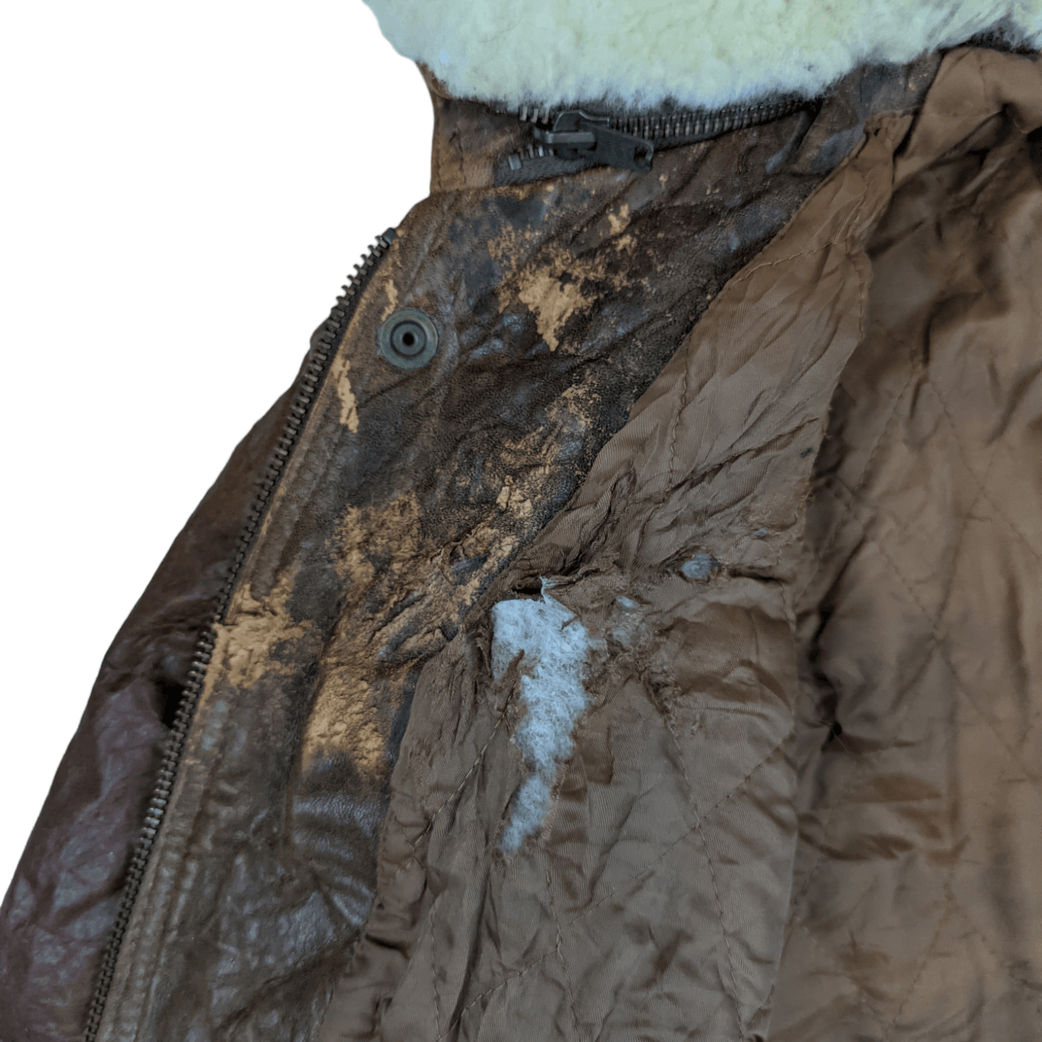 Uniqlo Vintage UNIQLO Sheepskin Sherpa Leather Jacket Size US XL / EU 56 / 4 - 11 Thumbnail