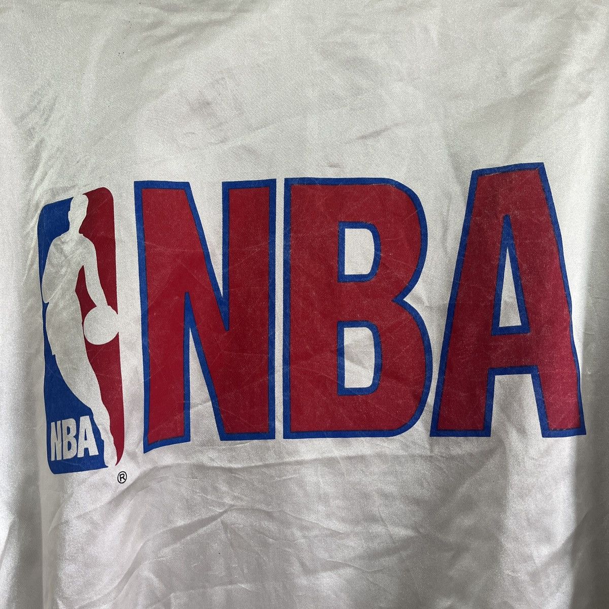 NBA × Vintage NBA Satin Bomber Style Light Jacket 1994-95 Games McDonalds Size US L / EU 52-54 / 3 - 9 Thumbnail