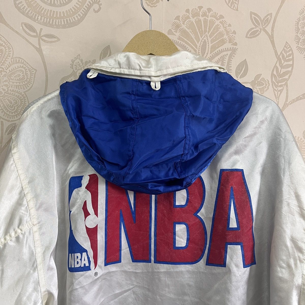 NBA × Vintage NBA Satin Bomber Style Light Jacket 1994-95 Games McDonalds Size US L / EU 52-54 / 3 - 20 Thumbnail