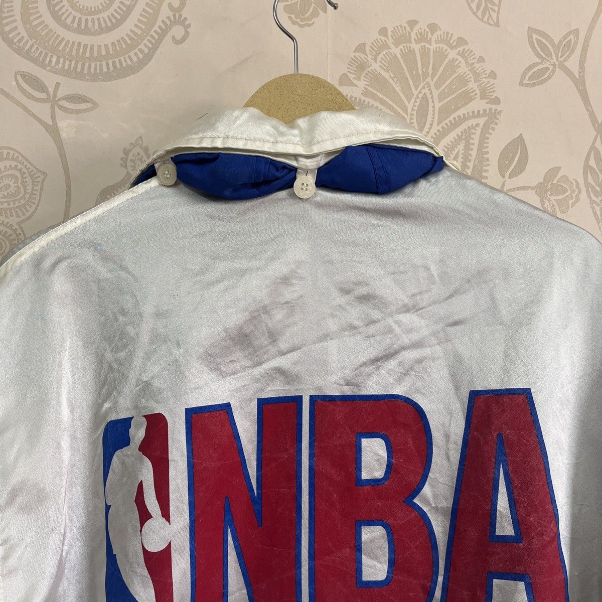 NBA × Vintage NBA Satin Bomber Style Light Jacket 1994-95 Games McDonalds Size US L / EU 52-54 / 3 - 19 Thumbnail