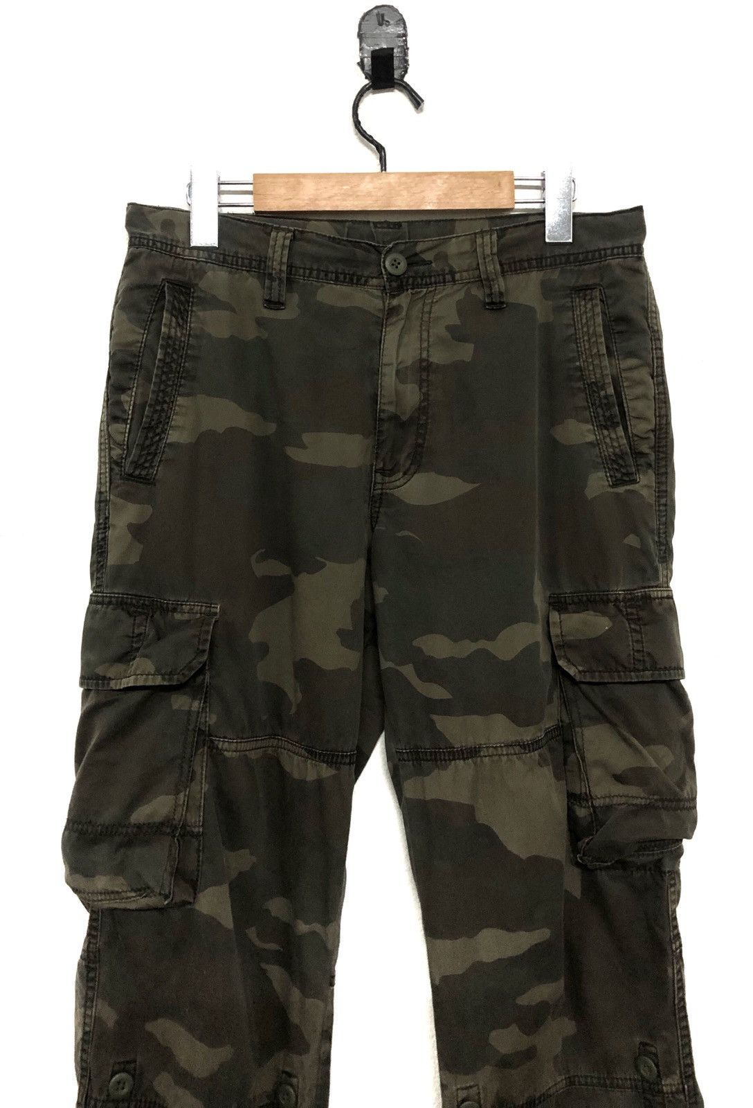 Japanese Brand Uniqlo Tiger stripe Camo Camouflage Military Army cargo Size US 31 - 2 Thumbnail