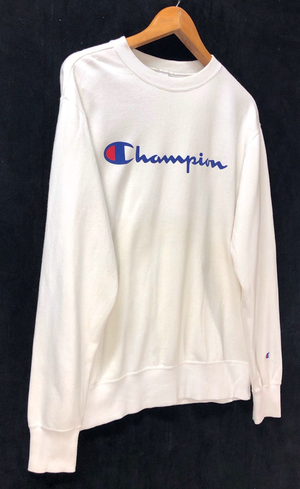 Champion × Vintage CHAMPION Sweatshirts Big Logo Size L Size US L / EU 52-54 / 3 - 2 Thumbnail