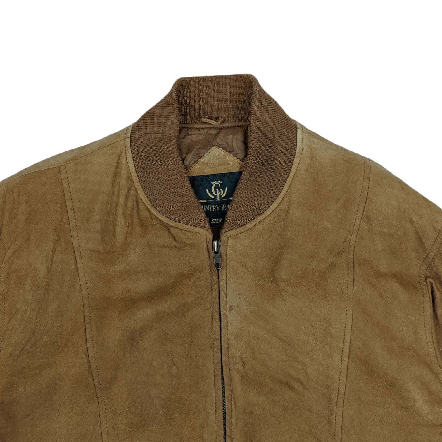 Japanese Brand Vintage COUNTRY PAGENT Cowhide Leather Jacket Bomber Style Size US M / EU 48-50 / 2 - 4 Thumbnail