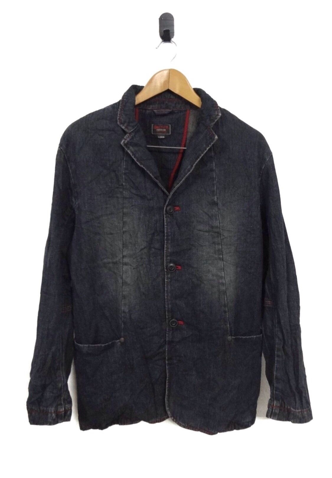 image of Designer Smith American Jackets in Denim, Men's (Size Large)