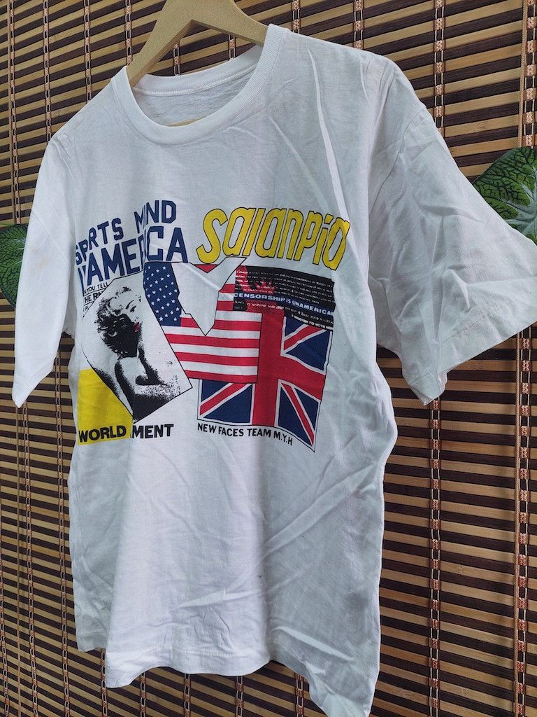 Band Tees × Vintage Marilyn Monroe Vintage Salanpia TShirt 1990s Size US L / EU 52-54 / 3 - 7 Thumbnail